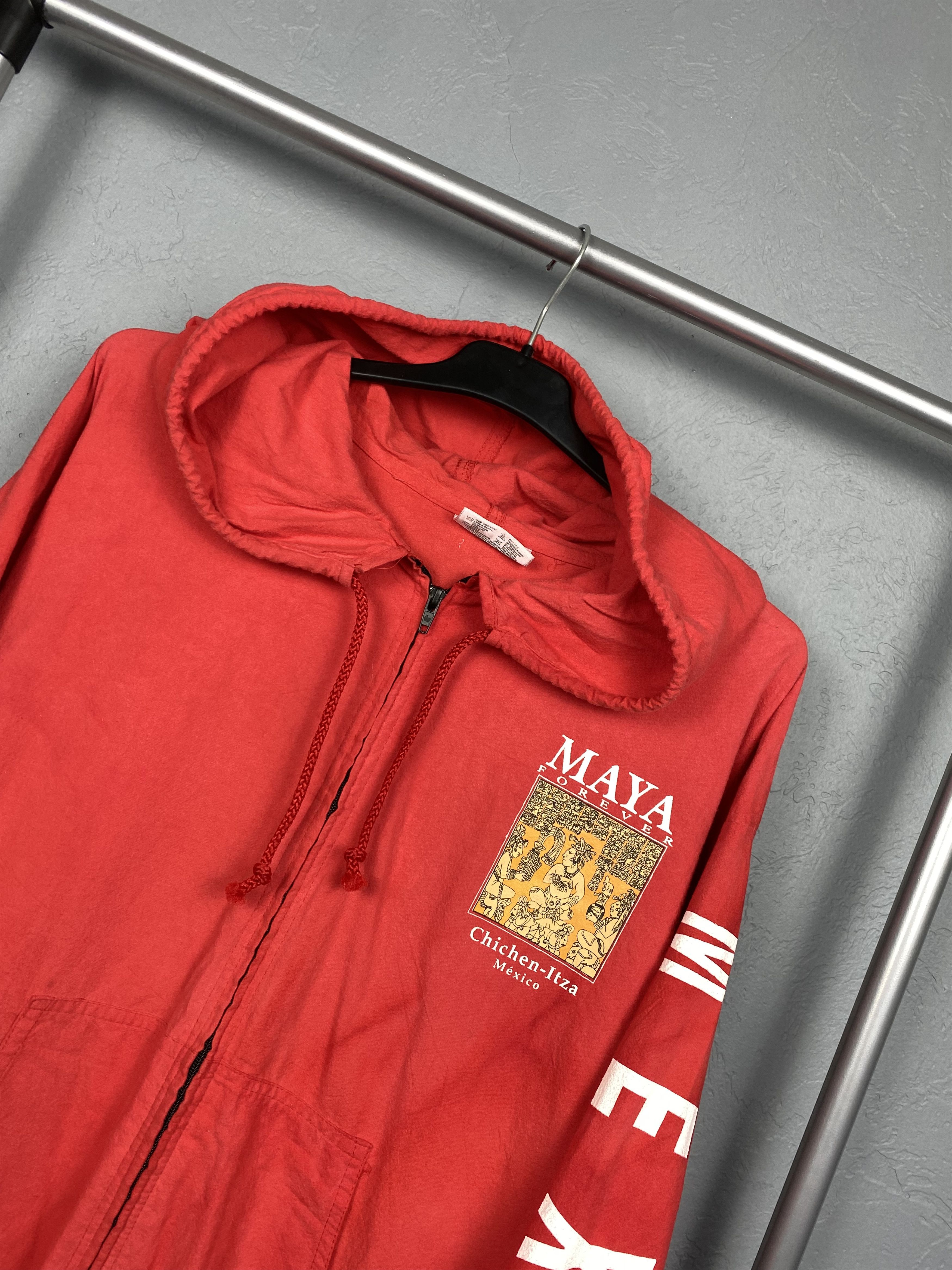 Vintage Chichen Itza Mexico Forever Maya 90s Vintage Jacket Size US XXL / EU 58 / 5 - 6 Thumbnail