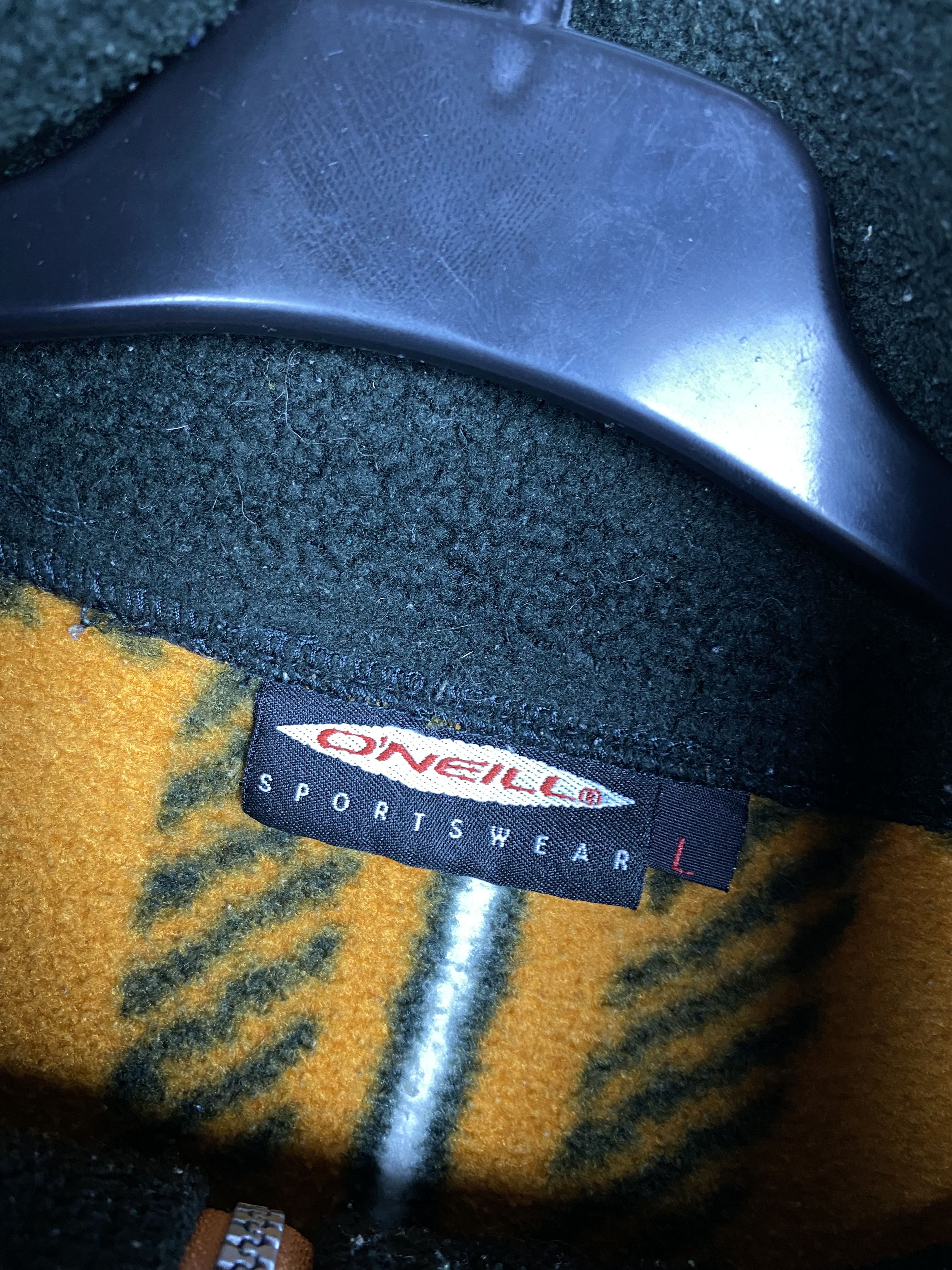 O'Neill Oneill Vintage Quarter Zip Oversized Fleece Jacket Size US L / EU 52-54 / 3 - 5 Thumbnail