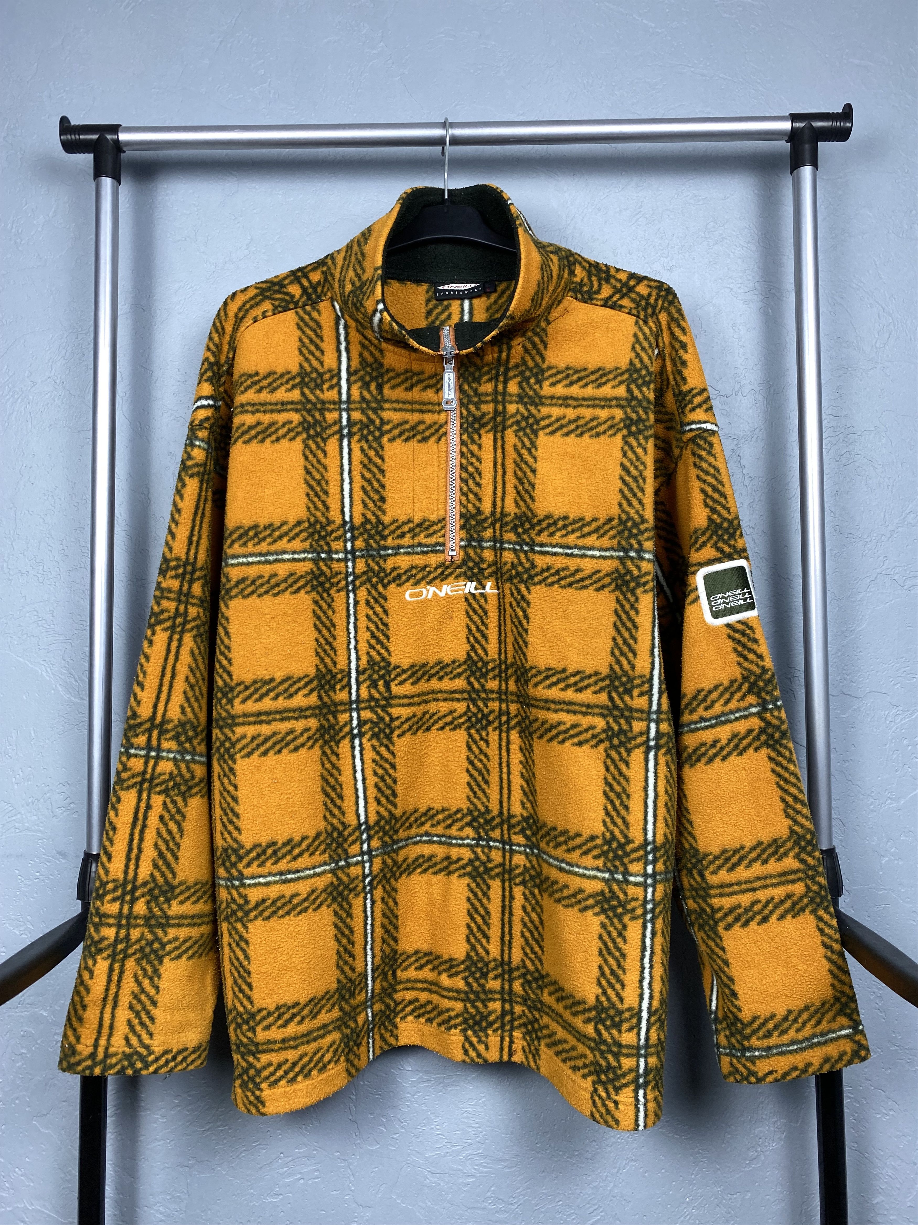O'Neill Oneill Vintage Quarter Zip Oversized Fleece Jacket Size US L / EU 52-54 / 3 - 1 Thumbnail
