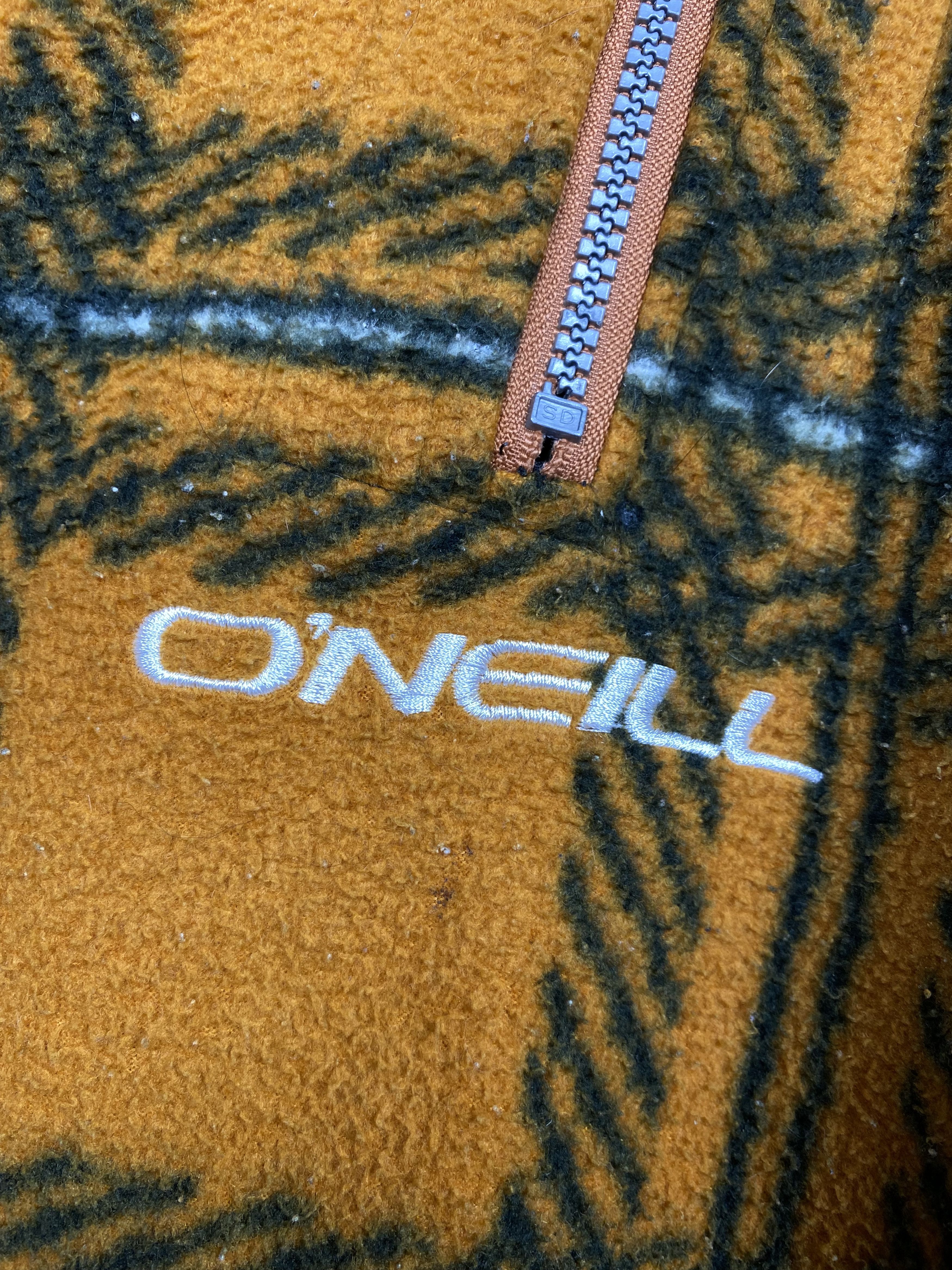 O'Neill Oneill Vintage Quarter Zip Oversized Fleece Jacket Size US L / EU 52-54 / 3 - 8 Thumbnail