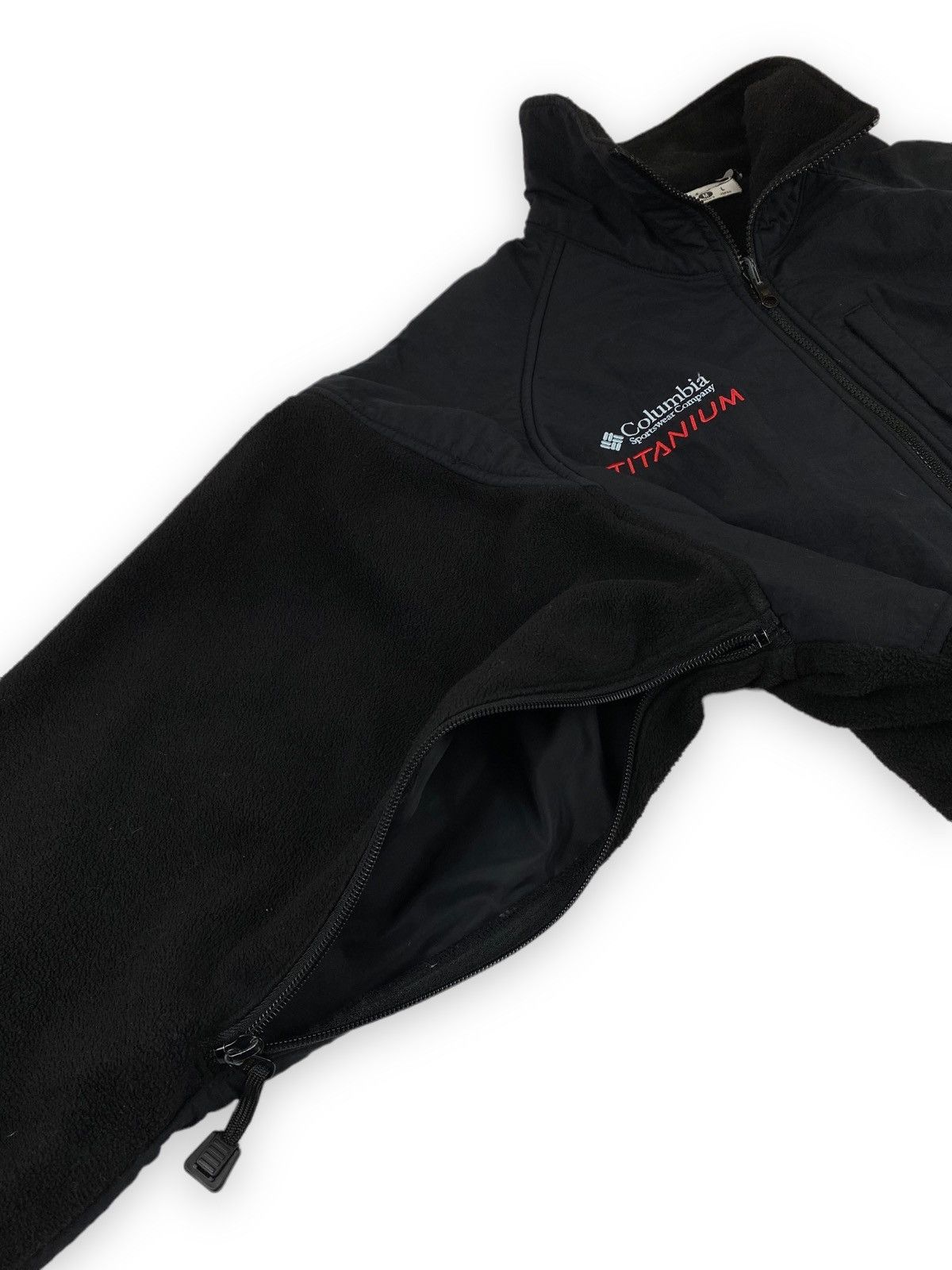 Columbia × Vintage 90s Vintage Columbia Titanium Nylon Fleece Jacket Size M Size US M / EU 48-50 / 2 - 6 Thumbnail