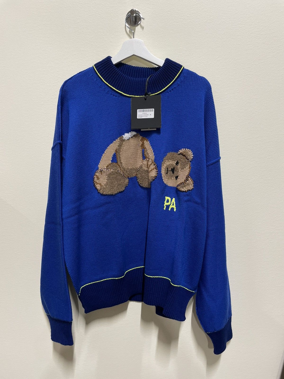 Palm Angels Bear Intarsia Knitted Sweater 1500$