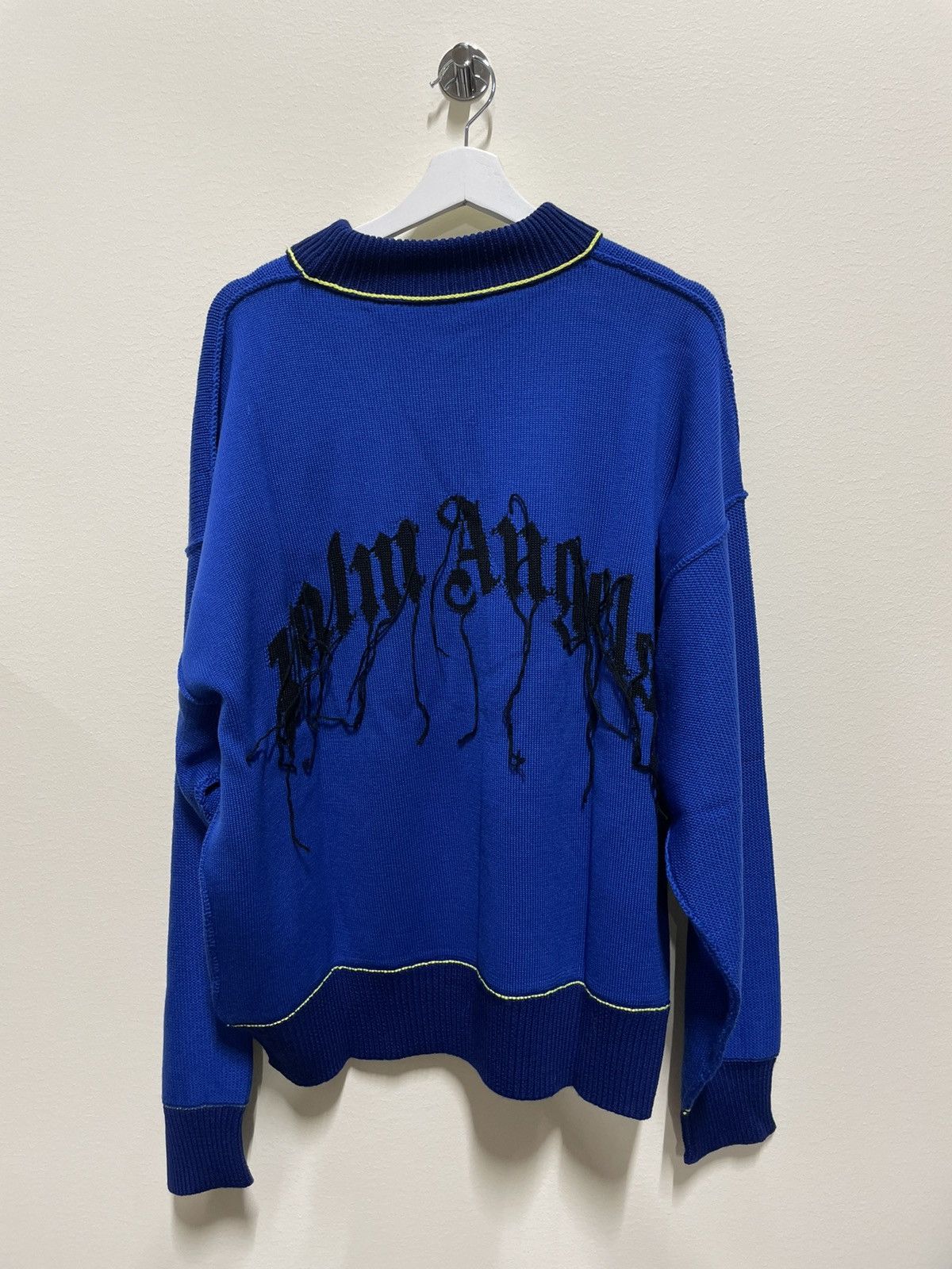 Palm Angels Intarsia Logo Knitted Sweater 1500$