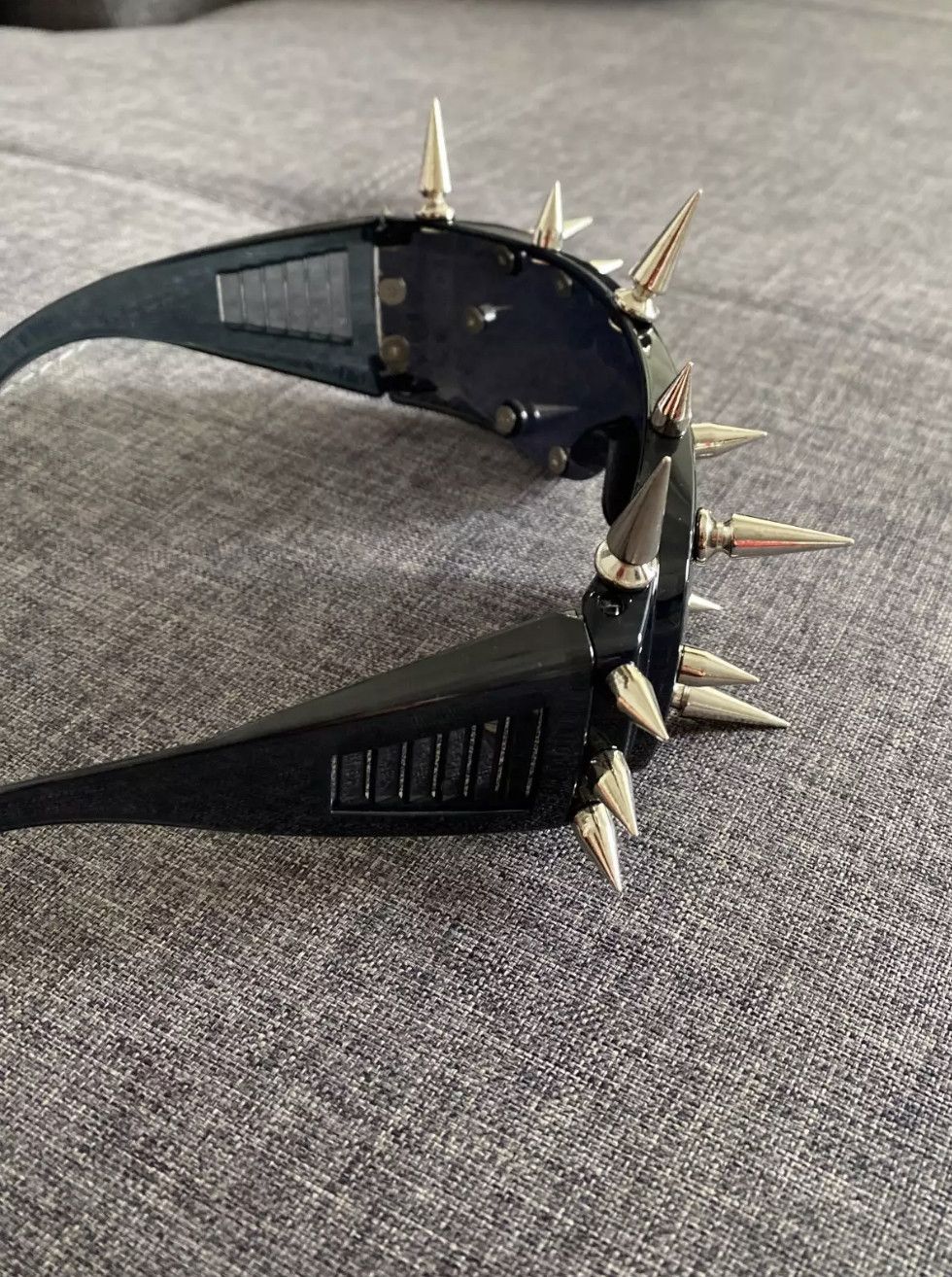 Other 🔥Luxury Metal Rivet Futuristic Sunglasses Eyewear Size ONE SIZE - 7 Thumbnail