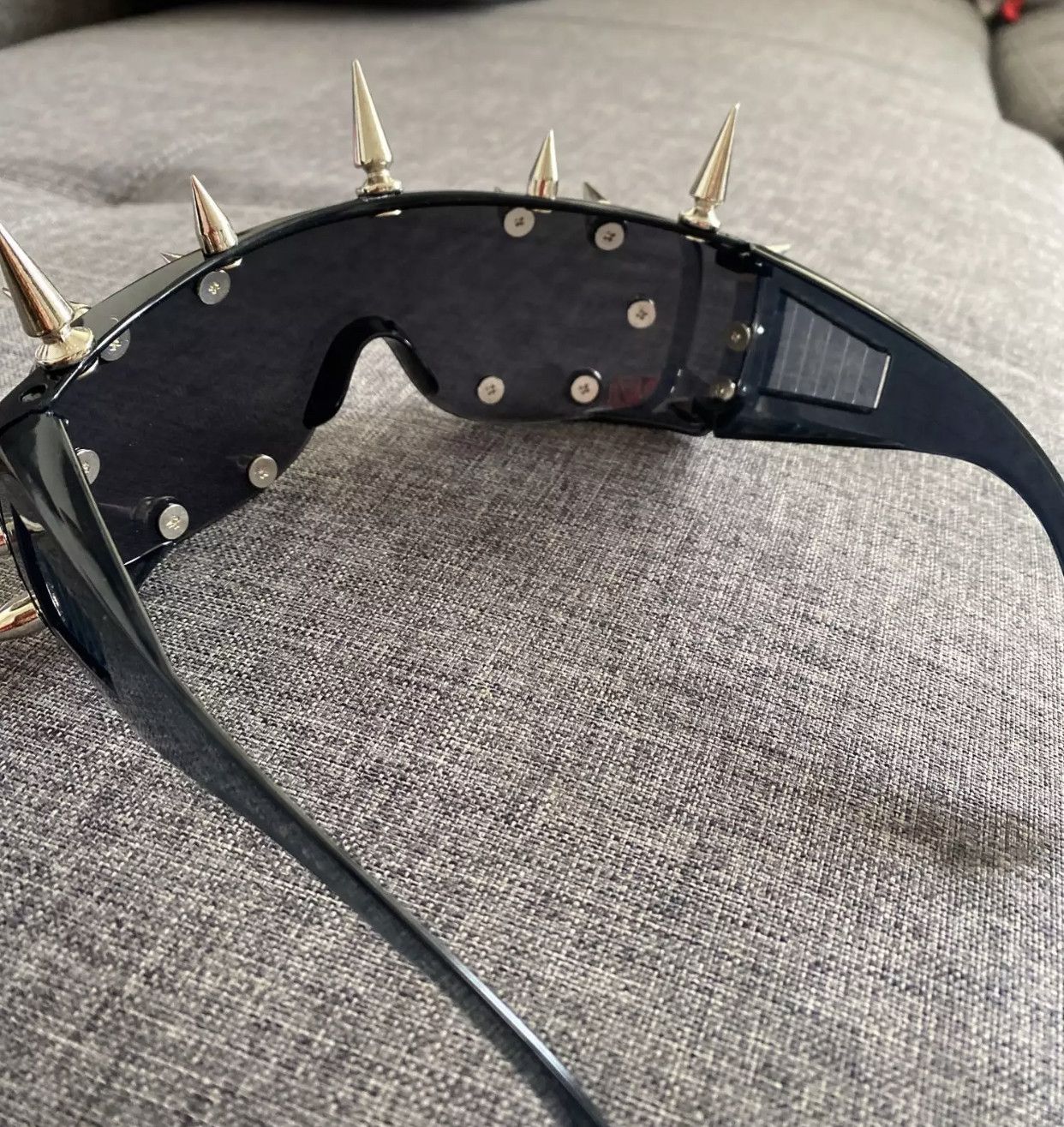 Other 🔥Luxury Metal Rivet Futuristic Sunglasses Eyewear Size ONE SIZE - 6 Thumbnail
