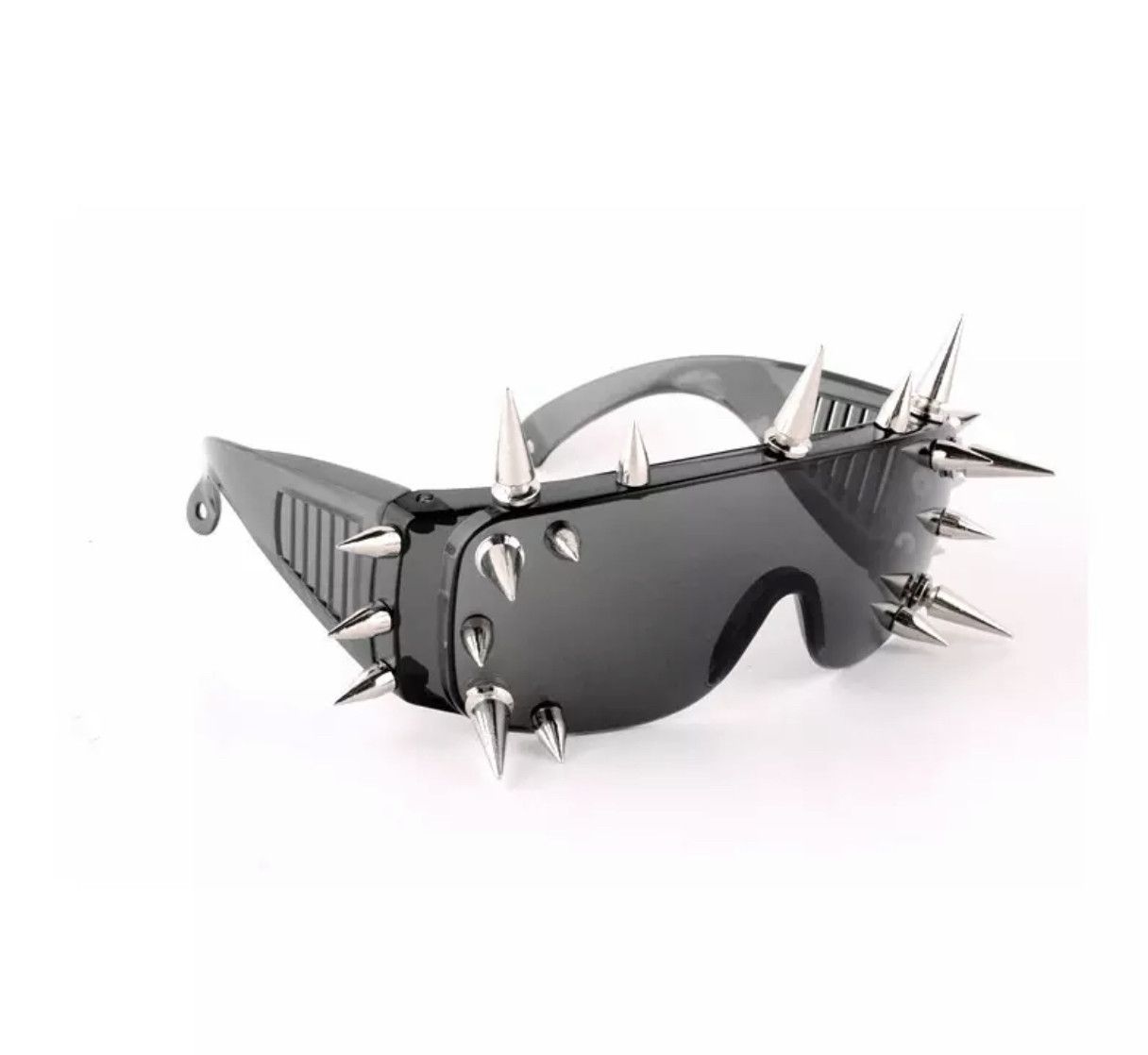 Other 🔥Luxury Metal Rivet Futuristic Sunglasses Eyewear Size ONE SIZE - 2 Thumbnail