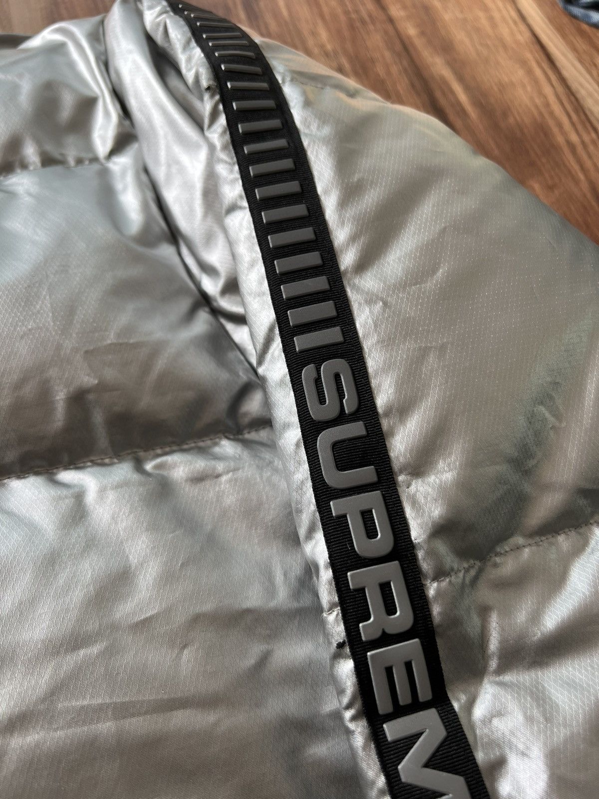 Supreme Reflective sleeve logo puffy jacket Size US L / EU 52-54 / 3 - 5 Thumbnail