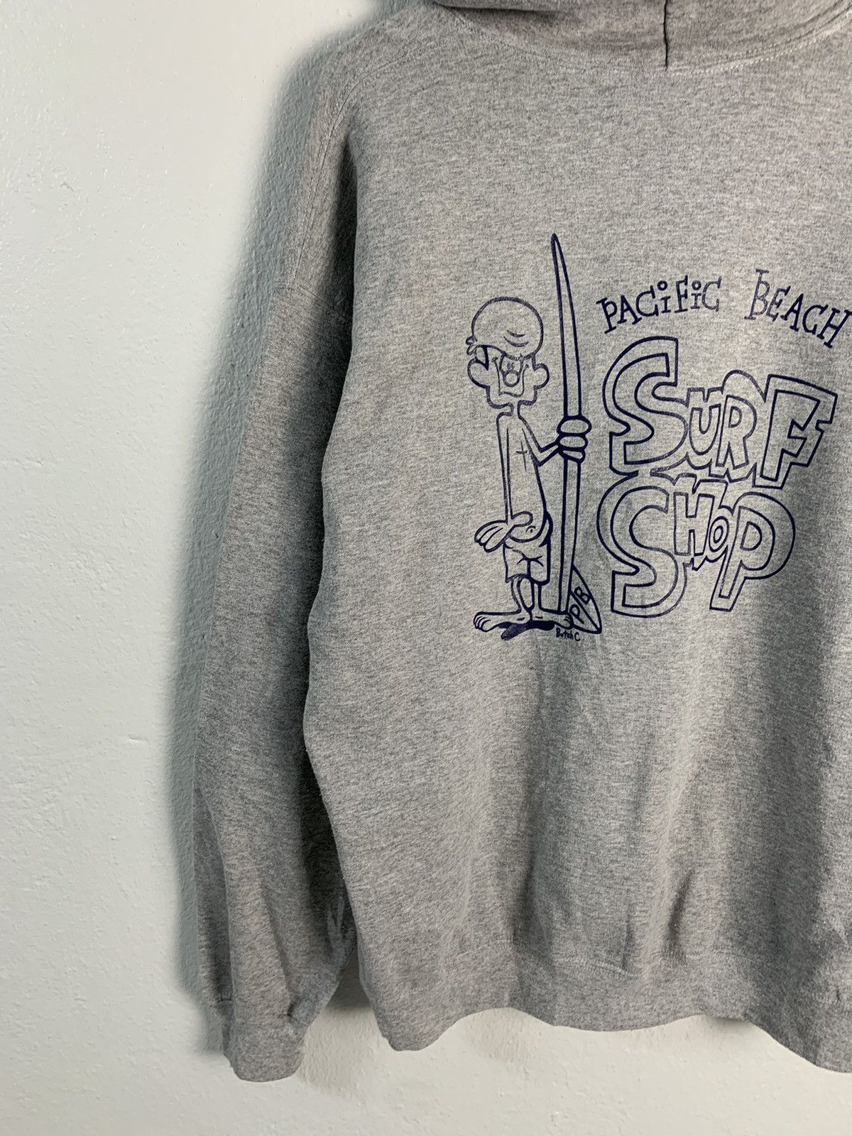 Gildan Pacific Beach Surf Shop Pullover Hoodie Size US L / EU 52-54 / 3 - 3 Thumbnail