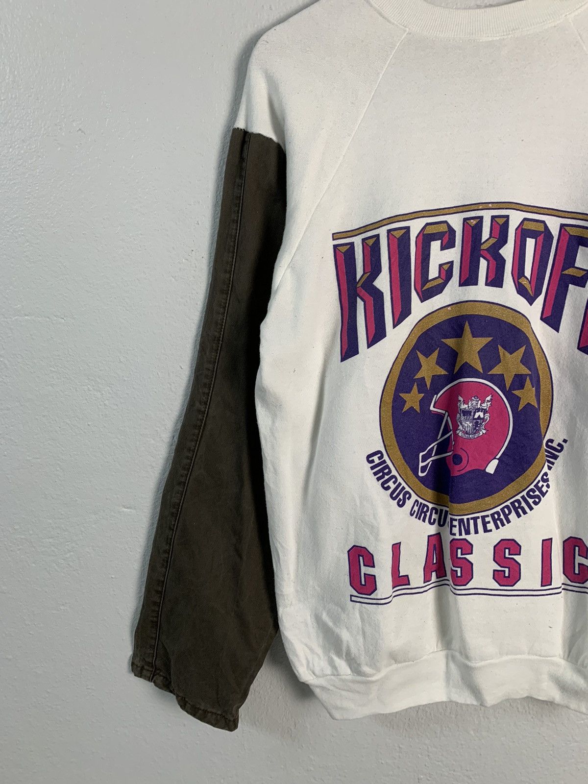 Fruit Of The Loom Vintage Kickoff Circus Classic Sweatshirt Size US L / EU 52-54 / 3 - 3 Thumbnail