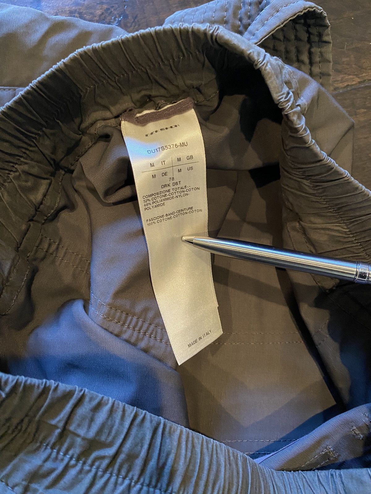 Rick Owens × Rick Owens Drkshdw Rick Owens Dark Dust Creatch Cargos Size US 32 / EU 48 - 12 Thumbnail
