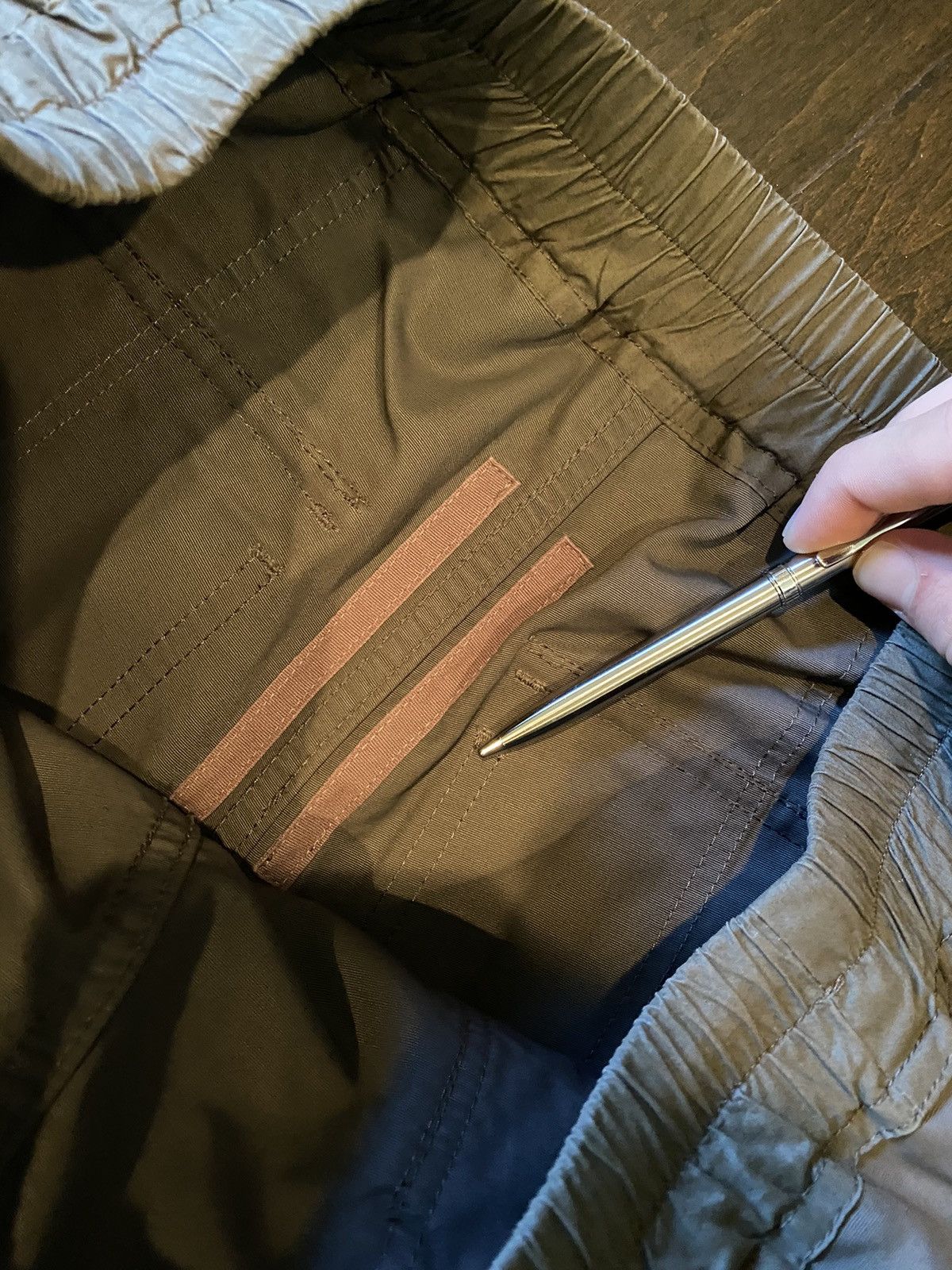 Rick Owens × Rick Owens Drkshdw Rick Owens Dark Dust Creatch Cargos Size US 32 / EU 48 - 10 Thumbnail