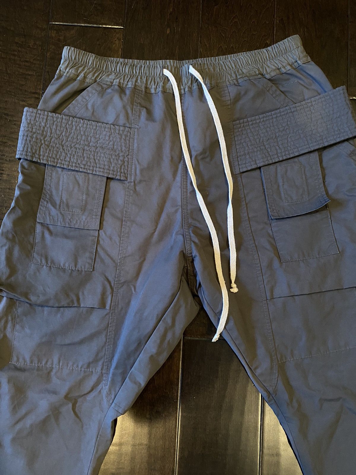 Rick Owens × Rick Owens Drkshdw Rick Owens Dark Dust Creatch Cargos Size US 32 / EU 48 - 2 Thumbnail