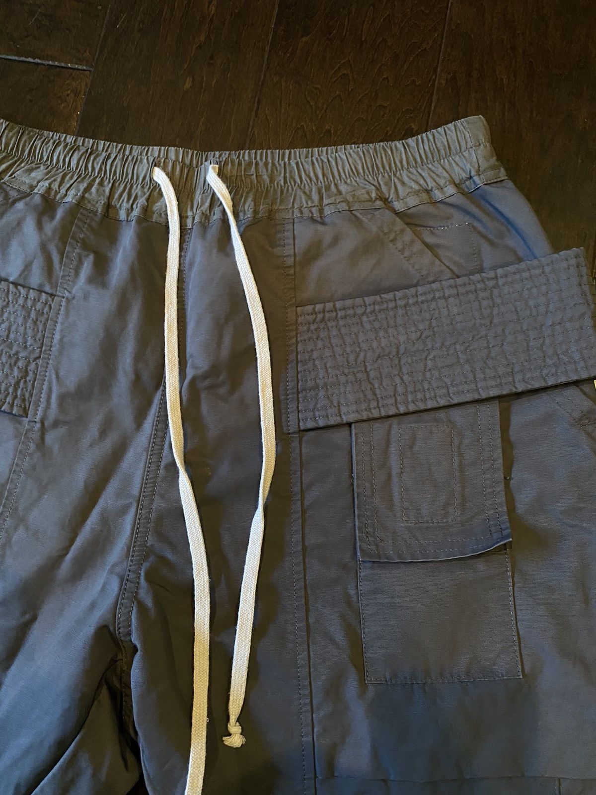 Rick Owens × Rick Owens Drkshdw Rick Owens Dark Dust Creatch Cargos Size US 32 / EU 48 - 6 Thumbnail