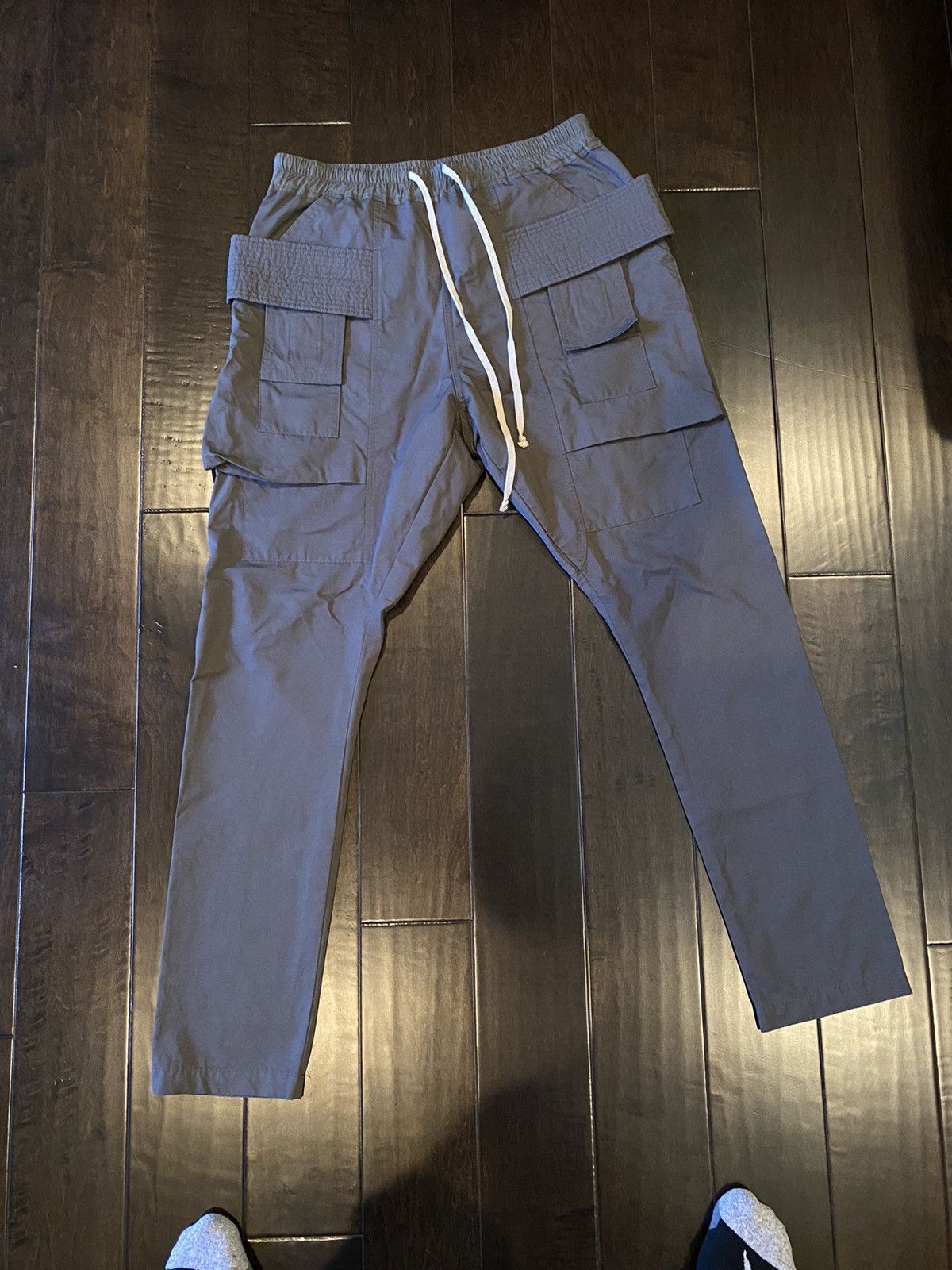 Rick Owens × Rick Owens Drkshdw Rick Owens Dark Dust Creatch Cargos Size US 32 / EU 48 - 1 Thumbnail