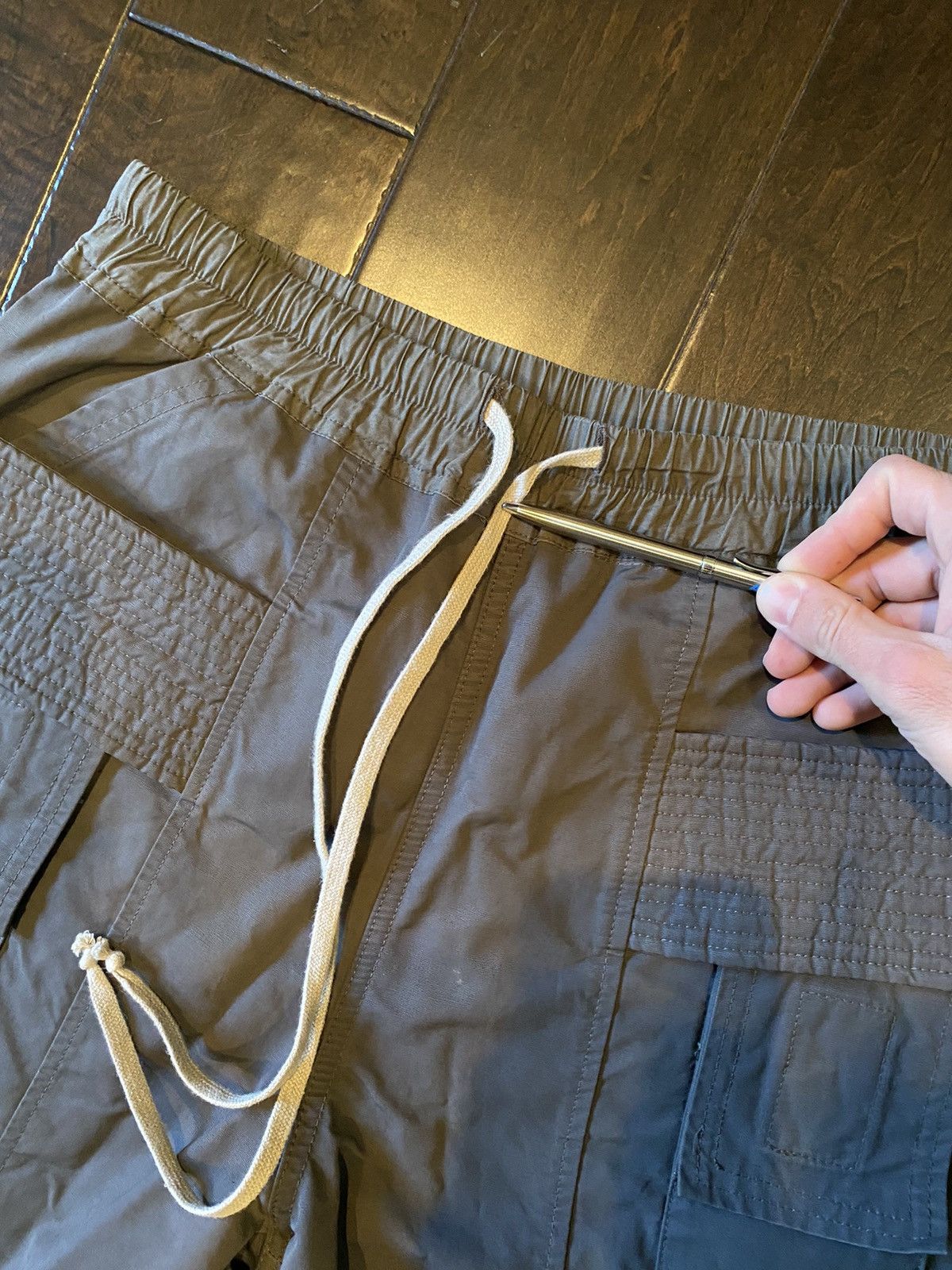 Rick Owens × Rick Owens Drkshdw Rick Owens Dark Dust Creatch Cargos Size US 32 / EU 48 - 9 Thumbnail