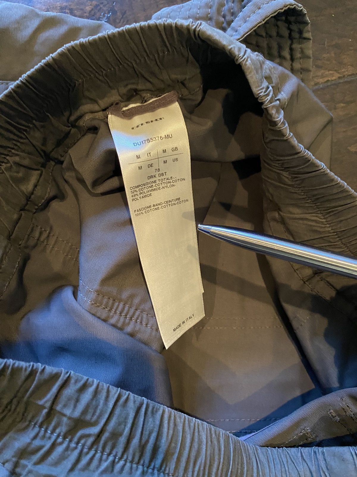 Rick Owens × Rick Owens Drkshdw Rick Owens Dark Dust Creatch Cargos Size US 32 / EU 48 - 11 Thumbnail