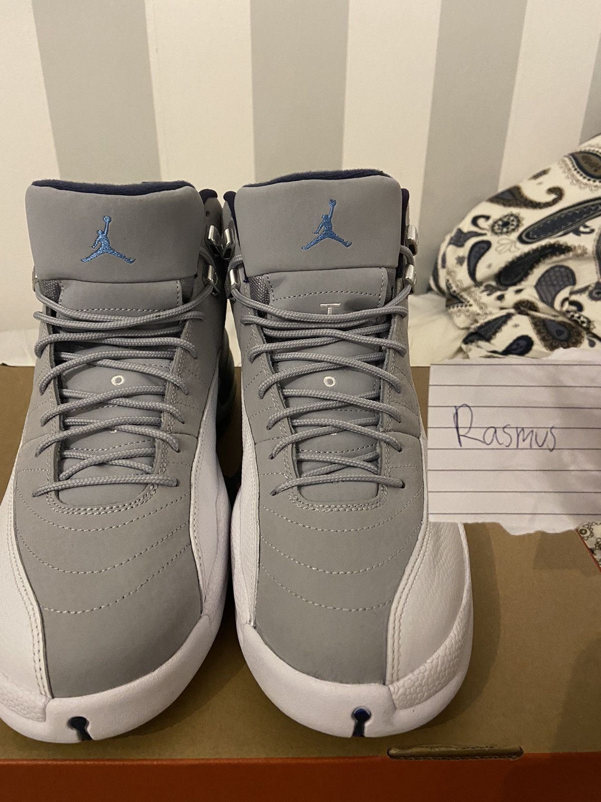 Jordan Brand Air Jordan 12 Retro University Blue 2016 Size US 11.5 / EU 44-45 - 2 Thumbnail
