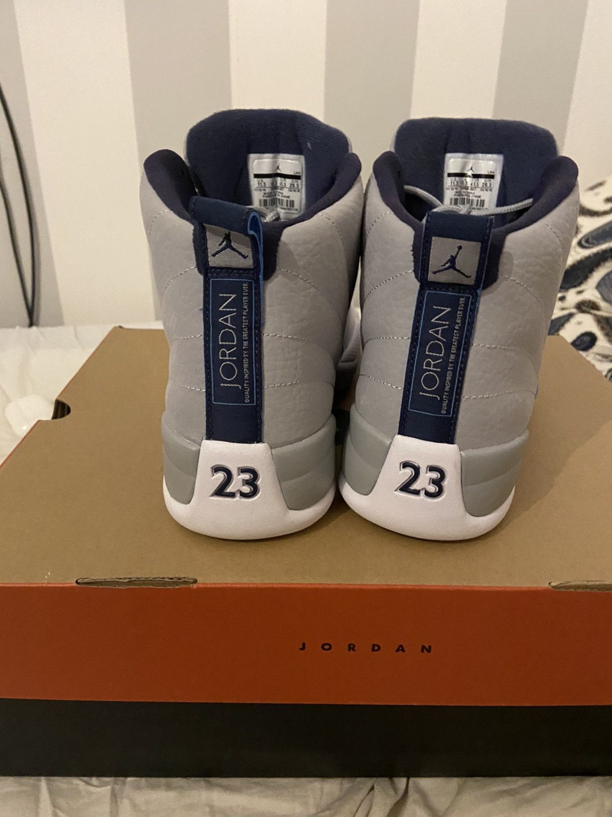 Jordan Brand Air Jordan 12 Retro University Blue 2016 Size US 11.5 / EU 44-45 - 5 Thumbnail