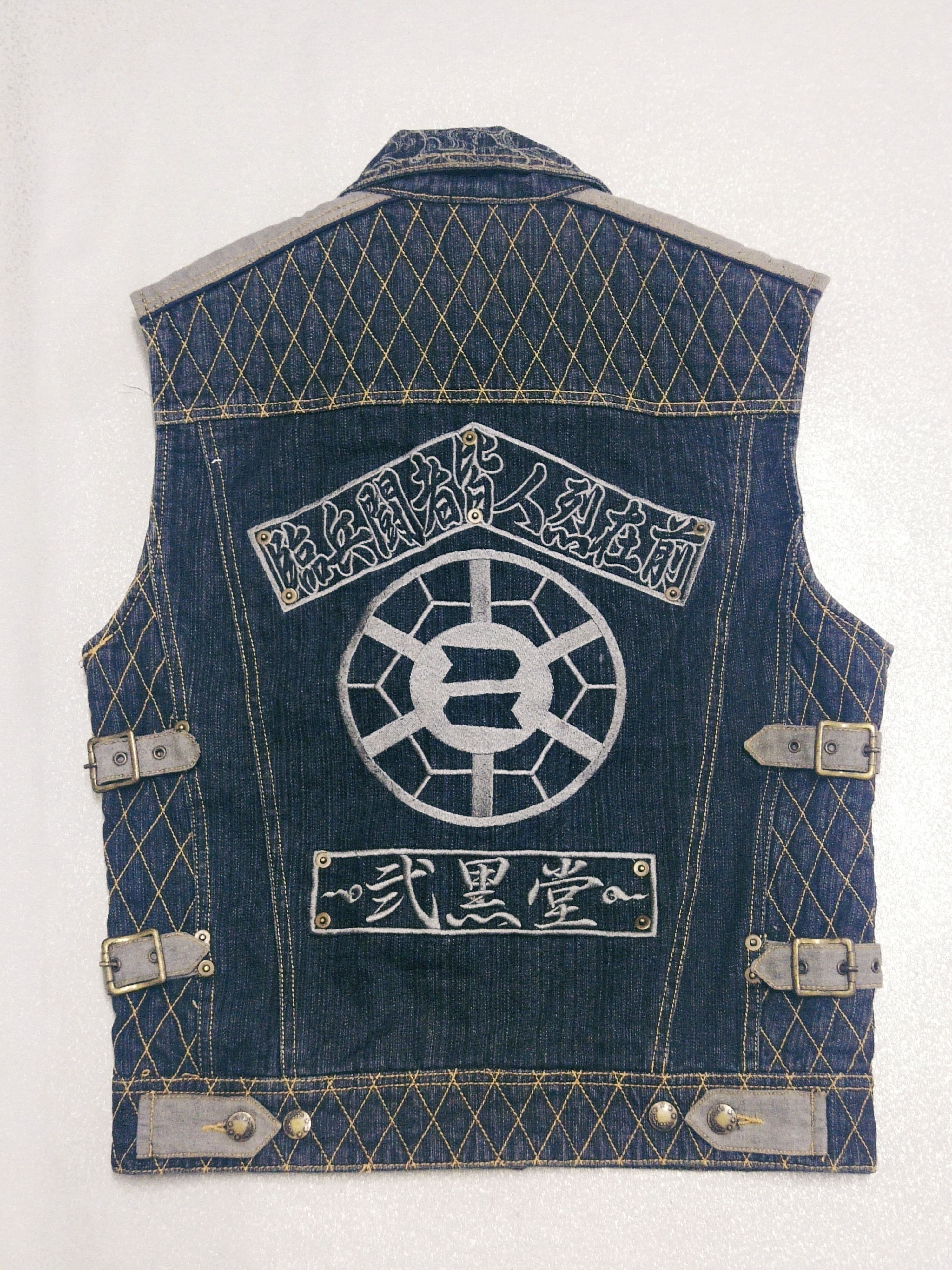 Japanese Brand × Vintage Vintage Japanese Tradirion Denim Vest Size US L / EU 52-54 / 3 - 1 Thumbnail