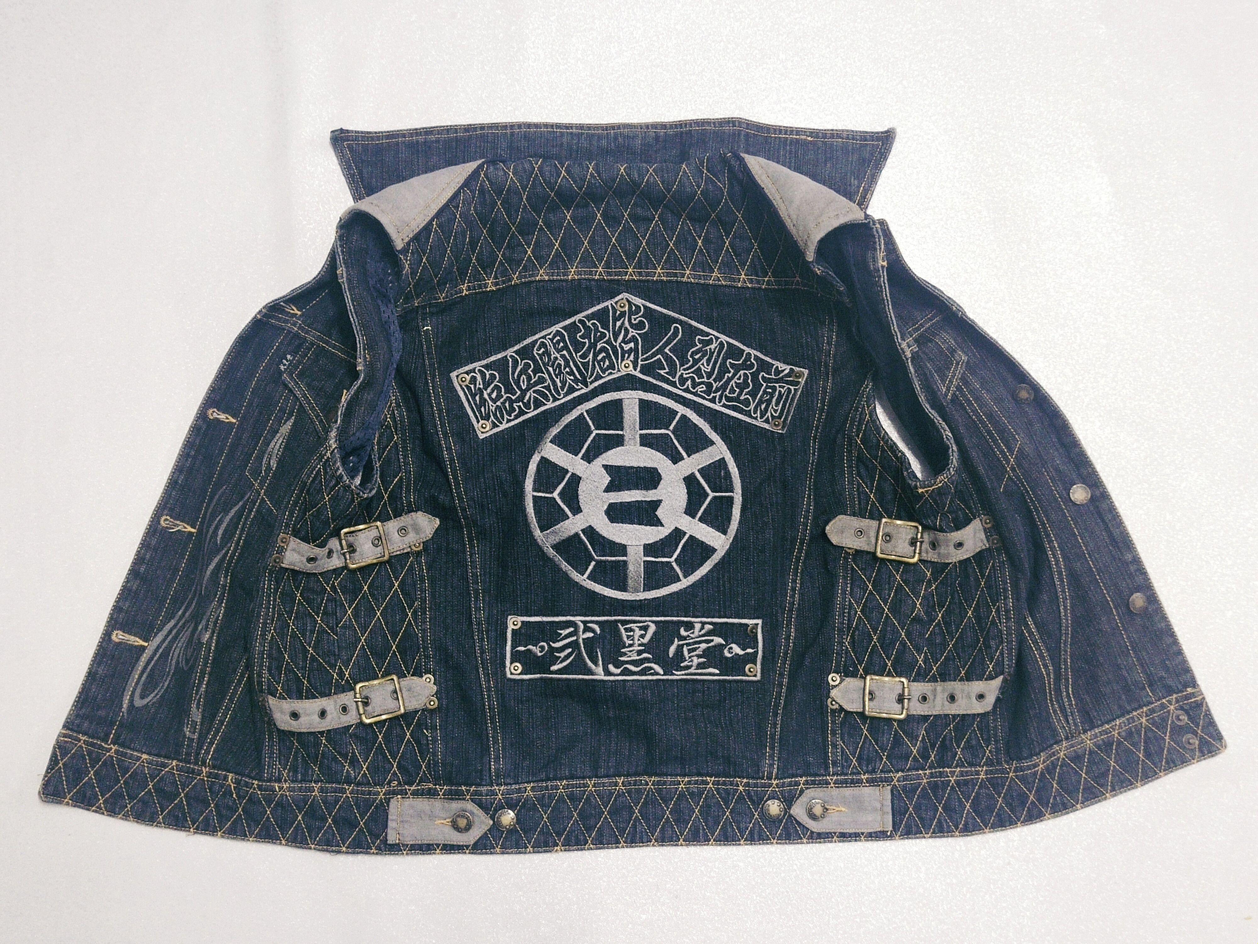 Japanese Brand × Vintage Vintage Japanese Tradirion Denim Vest Size US L / EU 52-54 / 3 - 9 Thumbnail
