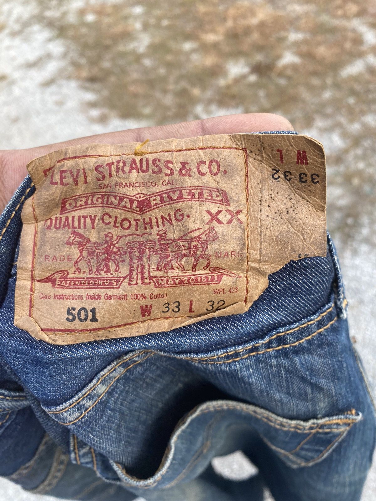 Levi's Vintage Clothing Vintage Levi’s 501 Button fly Jeans (359) Size US 32 / EU 48 - 9 Thumbnail