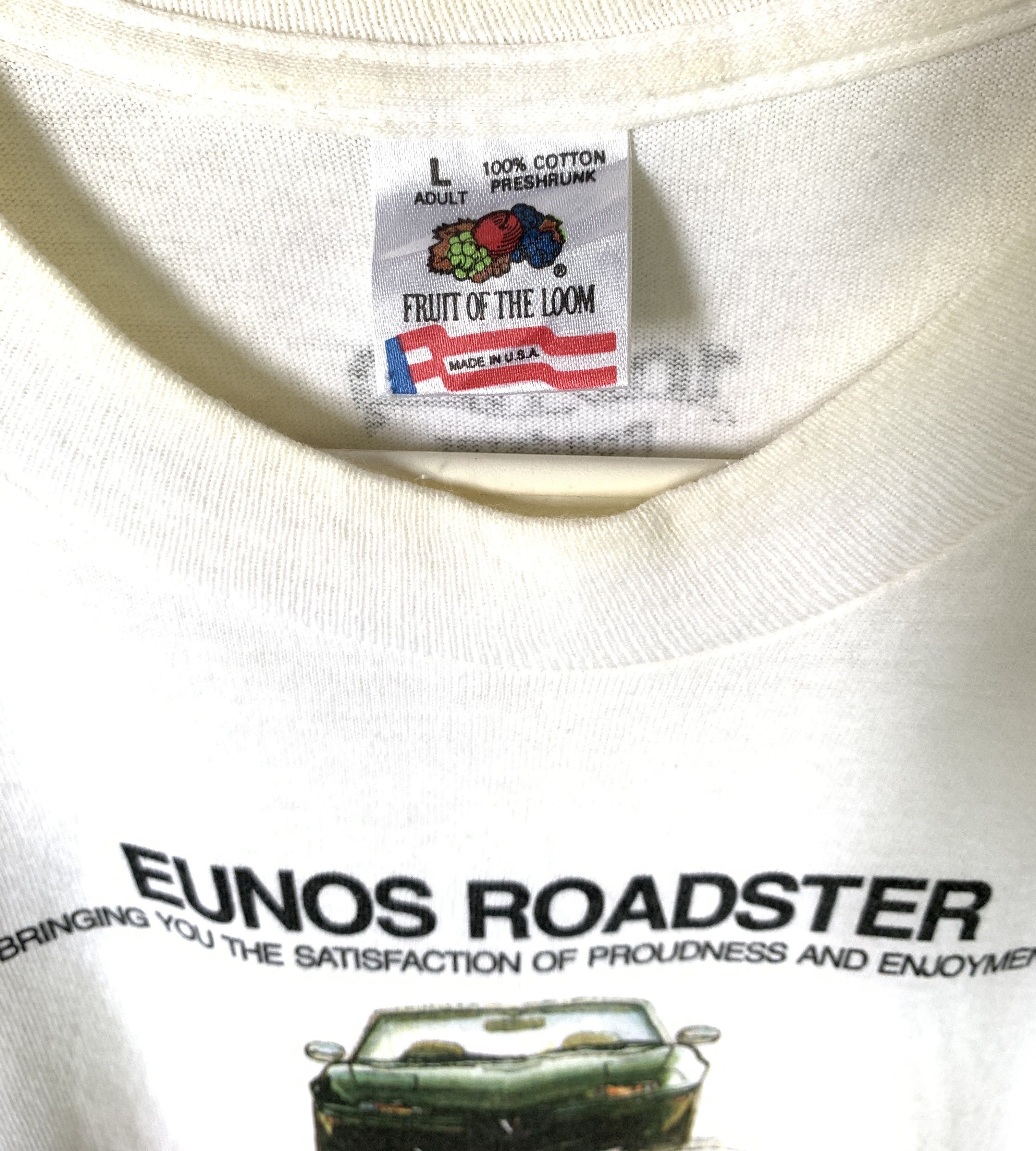 Japanese Brand × Vintage Mazda Eunos Roadster JDM Vintage 90s Tshirt Size US L / EU 52-54 / 3 - 8 Thumbnail
