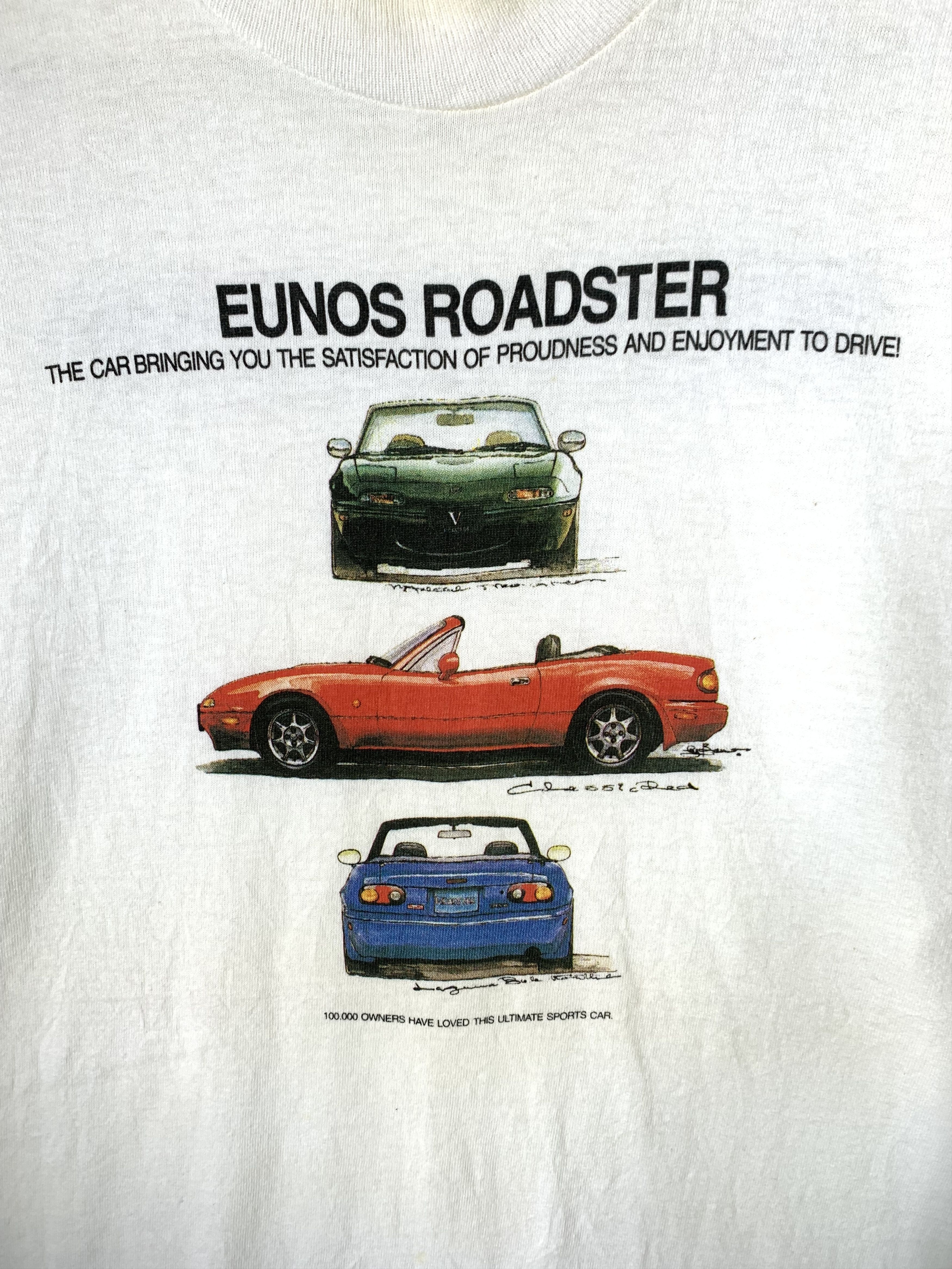Japanese Brand × Vintage Mazda Eunos Roadster JDM Vintage 90s Tshirt Size US L / EU 52-54 / 3 - 3 Thumbnail
