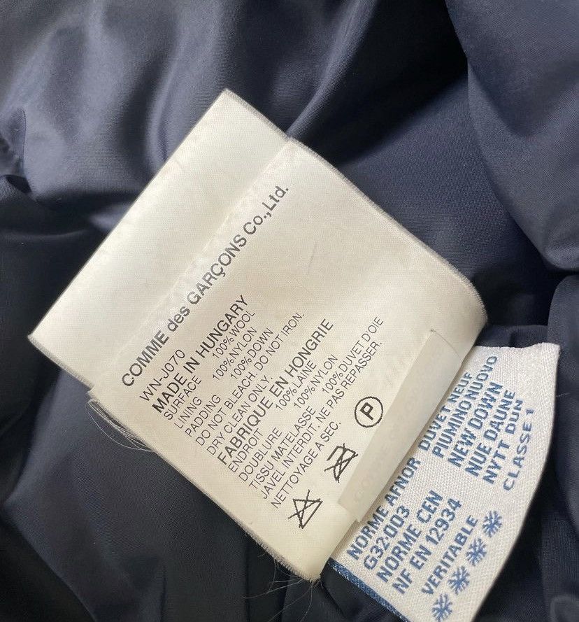 Comme des Garcons Junya Watanabe x Moncler FW04 Plaid Wool Down Jacket Size US L / EU 52-54 / 3 - 6 Thumbnail
