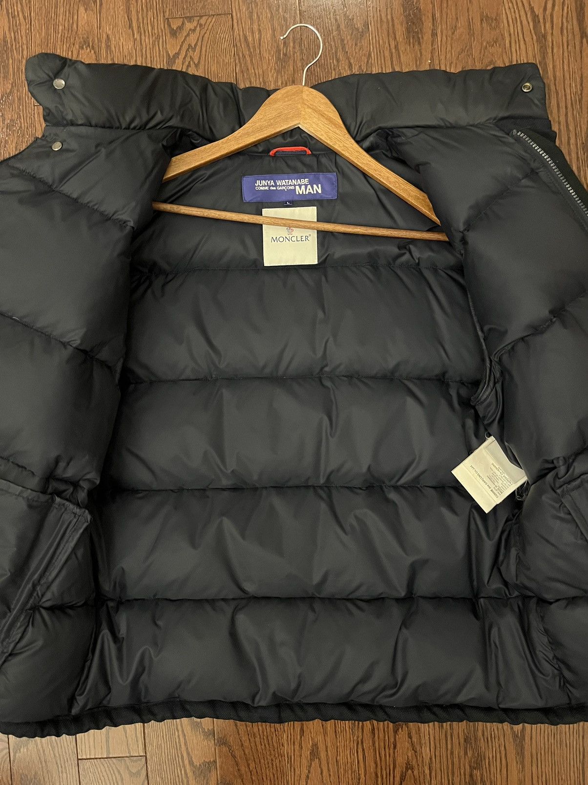 Comme des Garcons Junya Watanabe x Moncler FW04 Plaid Wool Down Jacket Size US L / EU 52-54 / 3 - 8 Thumbnail