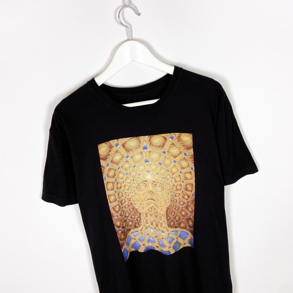 Hurley Vintage rare Hurley Hex Grey Psychedelic eyes man tee awesom Size US XL / EU 56 / 4 - 2 Thumbnail
