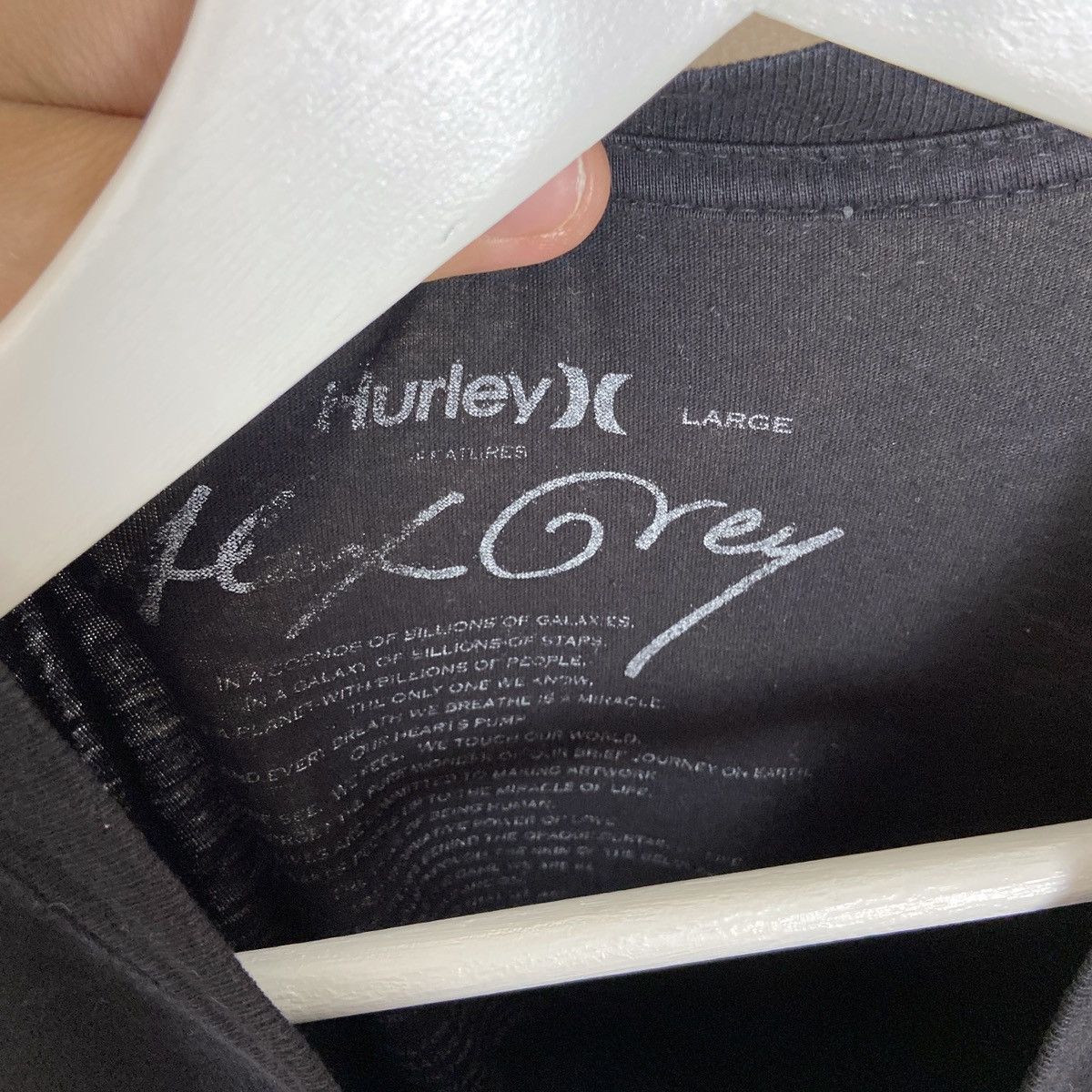 Hurley Vintage rare Hurley Hex Grey Psychedelic eyes man tee awesom Size US XL / EU 56 / 4 - 3 Thumbnail
