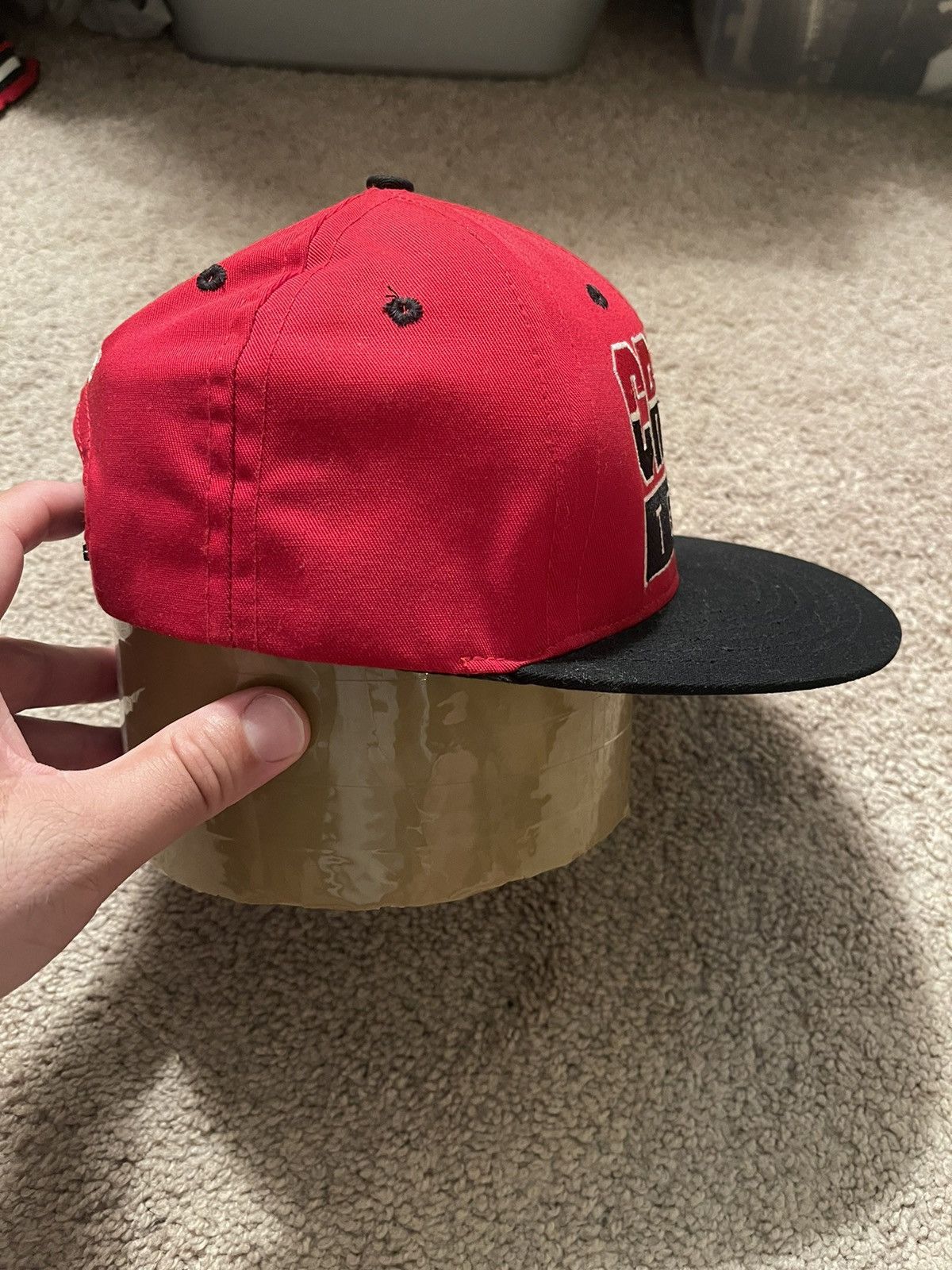 Vintage Wu-Tang Cream Team Hat Snapback Raekwon Ghostface