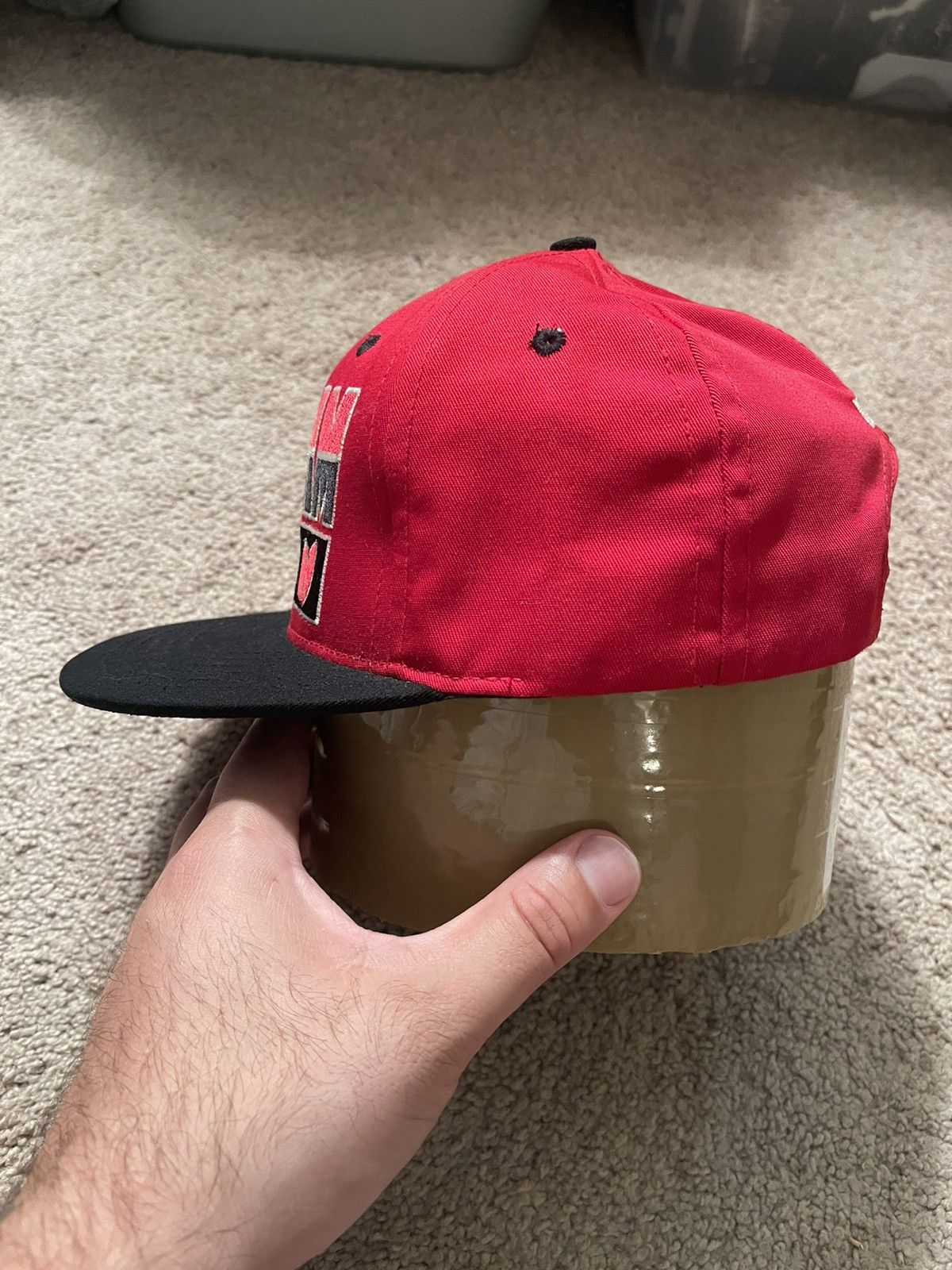 Vintage Wu-Tang Cream Team Hat Snapback Raekwon Ghostface