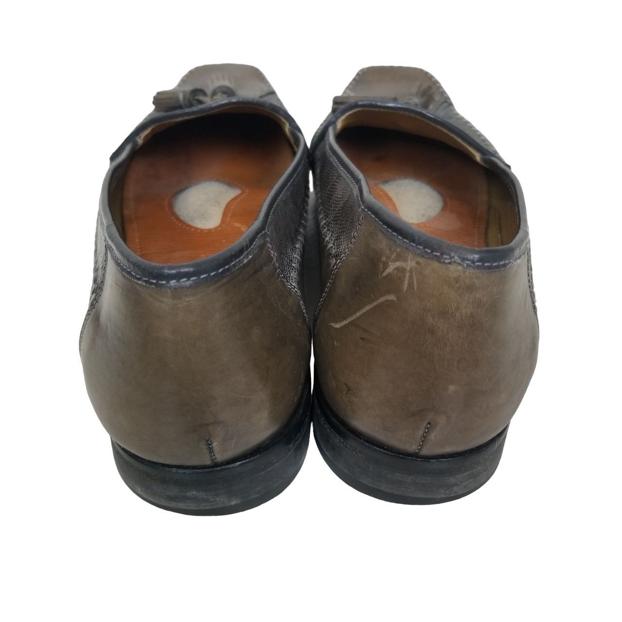 Sandro Moscoloni Sandro Moscoloni 11.5AA Leather Slip On Tassel Loafers Size US 11.5 / EU 44-45 - 7 Thumbnail