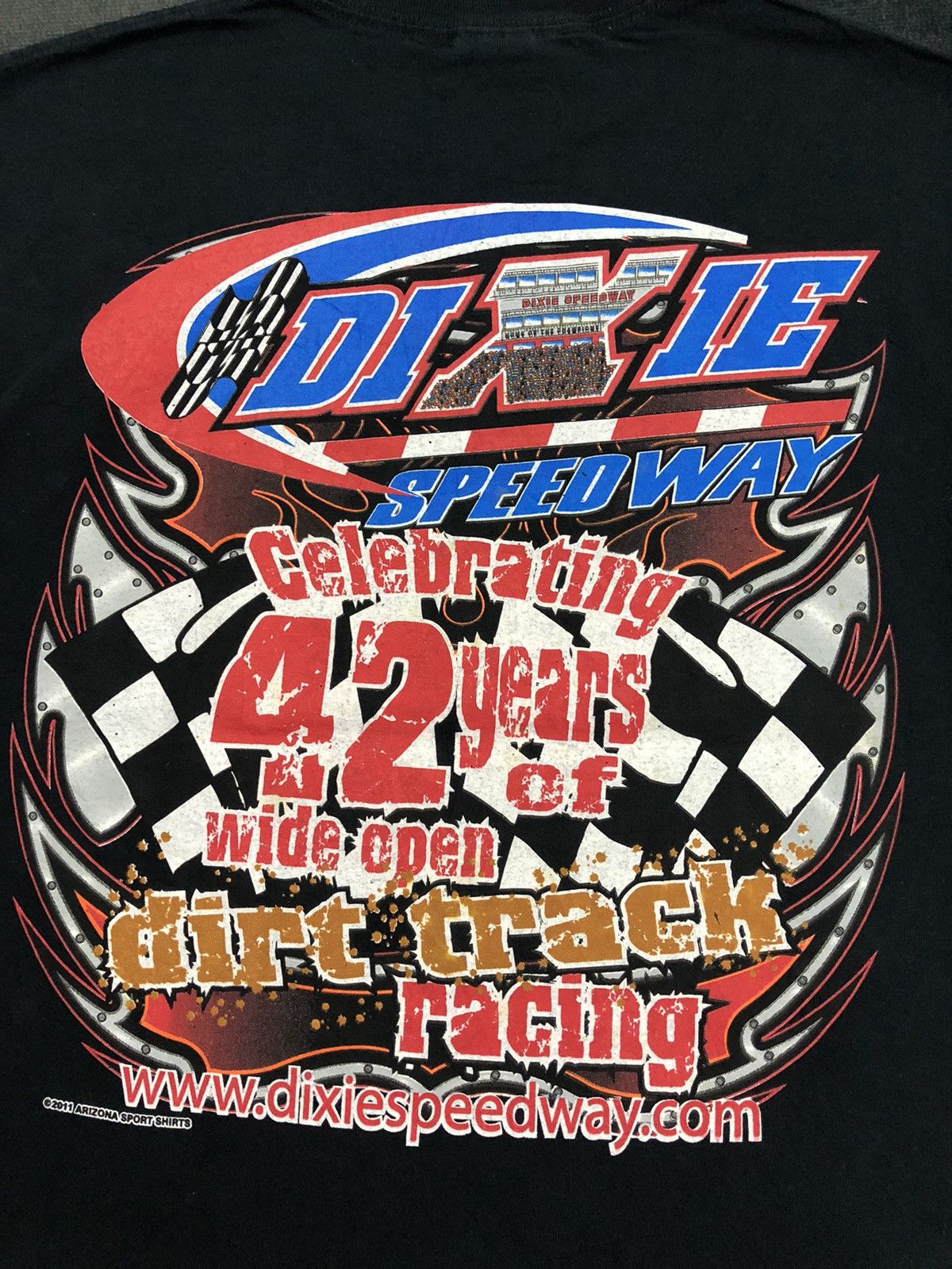 NASCAR 2011 Dixie Speedway tee Size US M / EU 48-50 / 2 - 9 Thumbnail