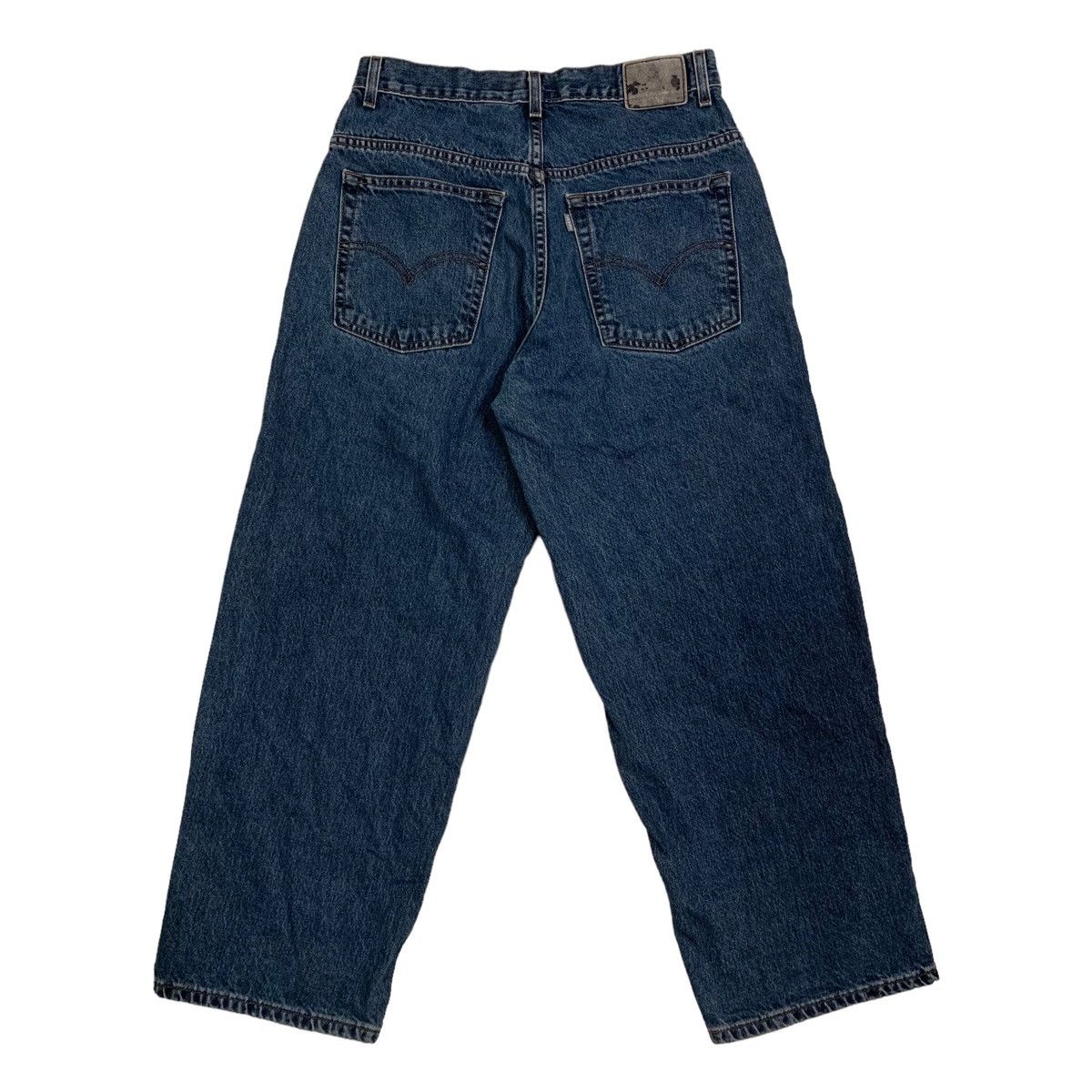 90'S Levi's Silver Tab Baggy Tapered Denim Pants, Made in USA, Men's Size W32, Vintage cotton Blue type light blue Vintage Second Hand