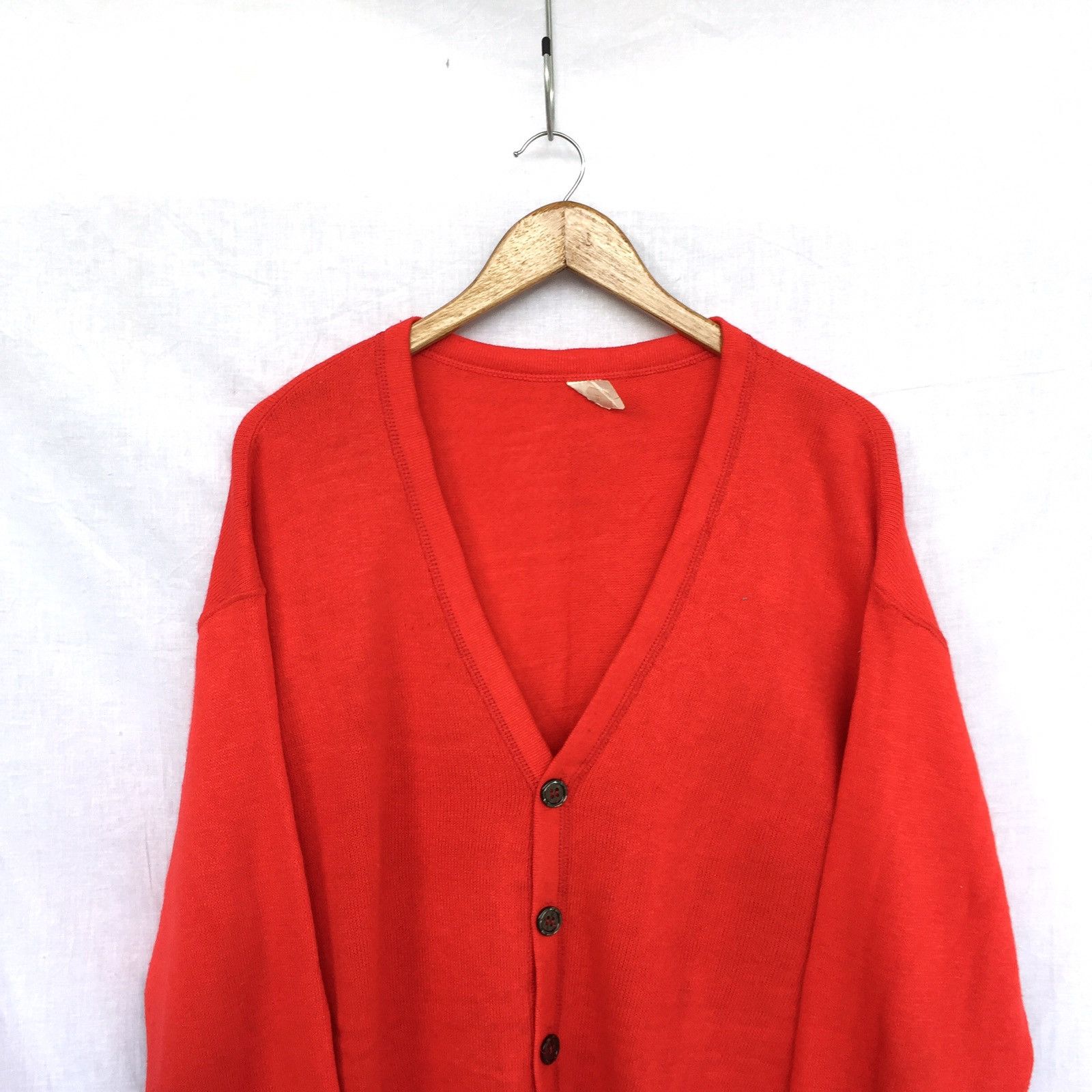 Vintage Vintage 80s Cardigan Jacket Button Shirt Size US L / EU 52-54 / 3 - 3 Thumbnail