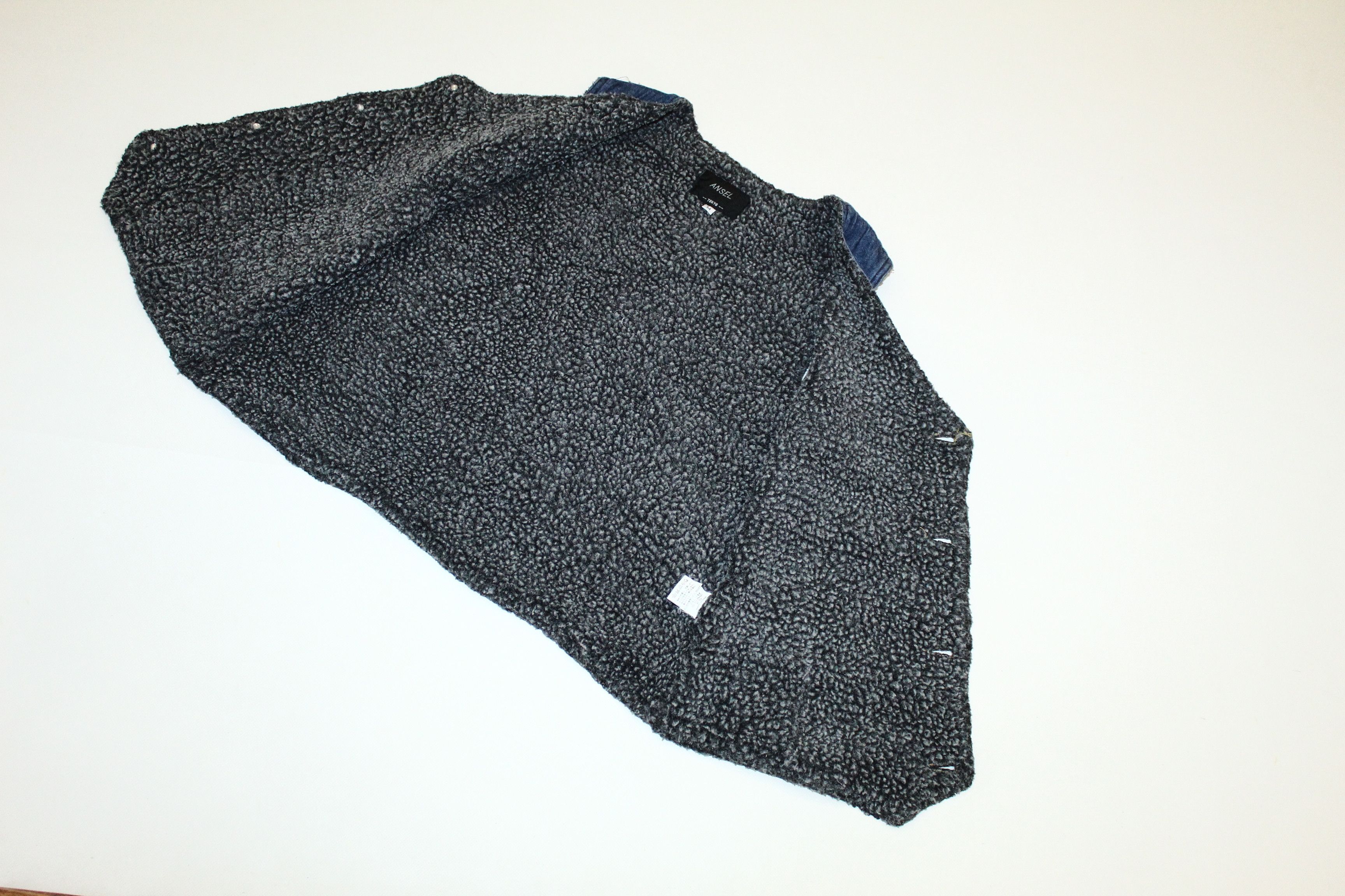 Japanese Brand 🔥 VTG 🔥 Ansel Tokyo Sheepskin Indigo Denim Vest Size US M / EU 48-50 / 2 - 2 Thumbnail