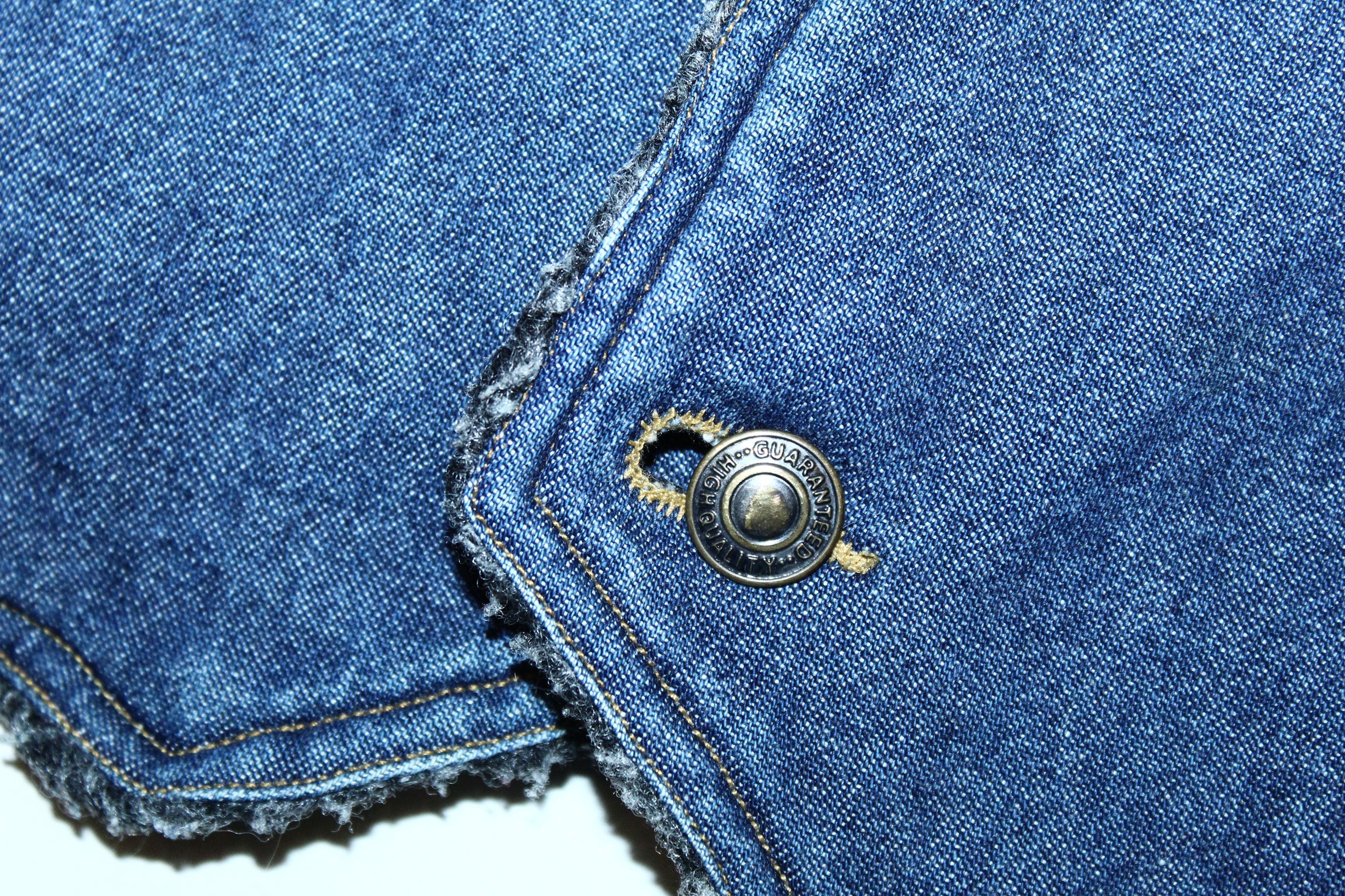 Japanese Brand 🔥 VTG 🔥 Ansel Tokyo Sheepskin Indigo Denim Vest Size US M / EU 48-50 / 2 - 5 Thumbnail