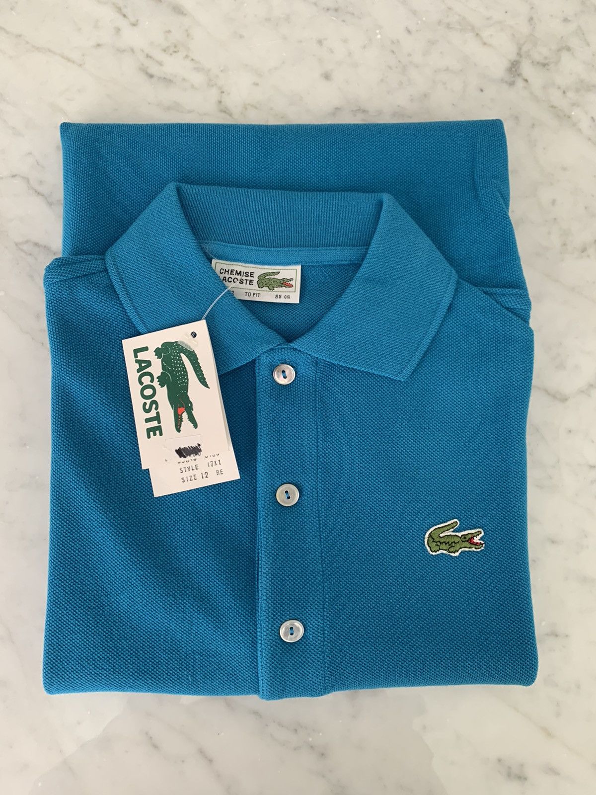 Lacoste VINTAGE LACOSTE BLUE POLO Size US S / EU 44-46 / 1 - 4 Thumbnail