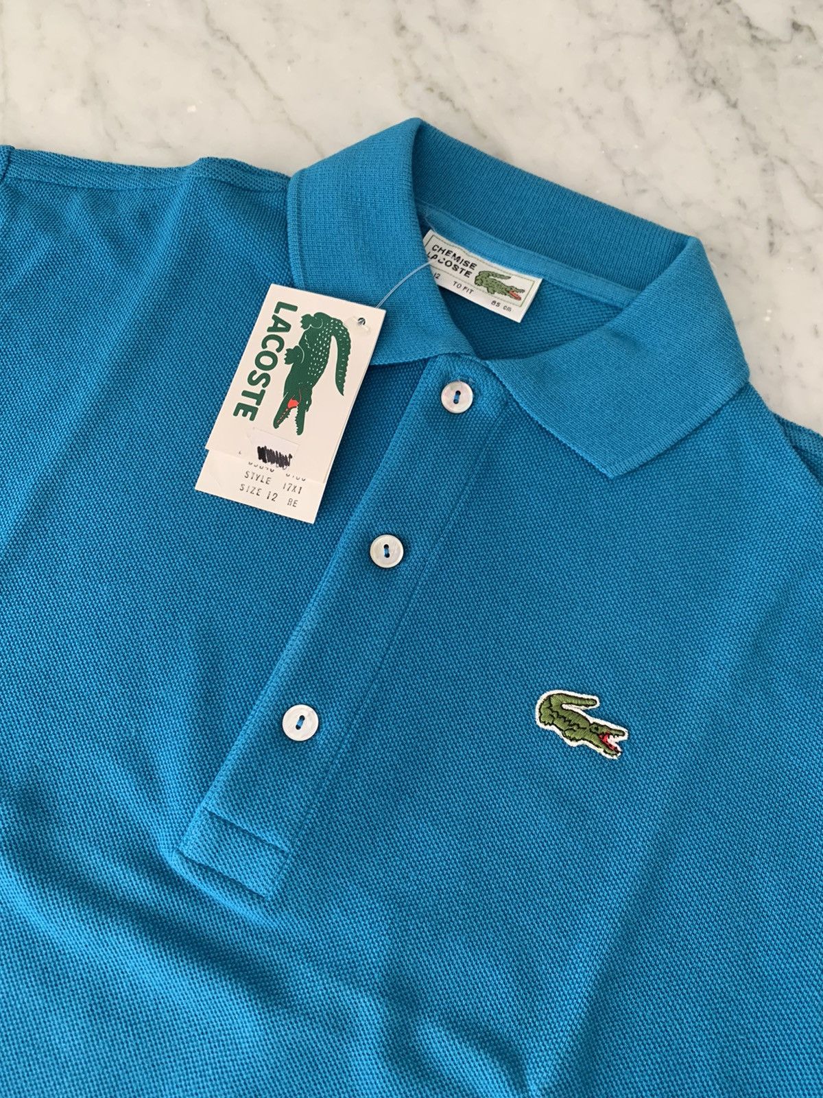 Lacoste VINTAGE LACOSTE BLUE POLO Size US S / EU 44-46 / 1 - 2 Thumbnail