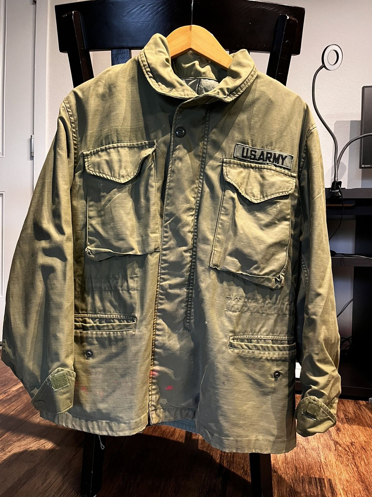 Vintage Alpha Industries M65 OG107 Army Cold Weather Field Jacket