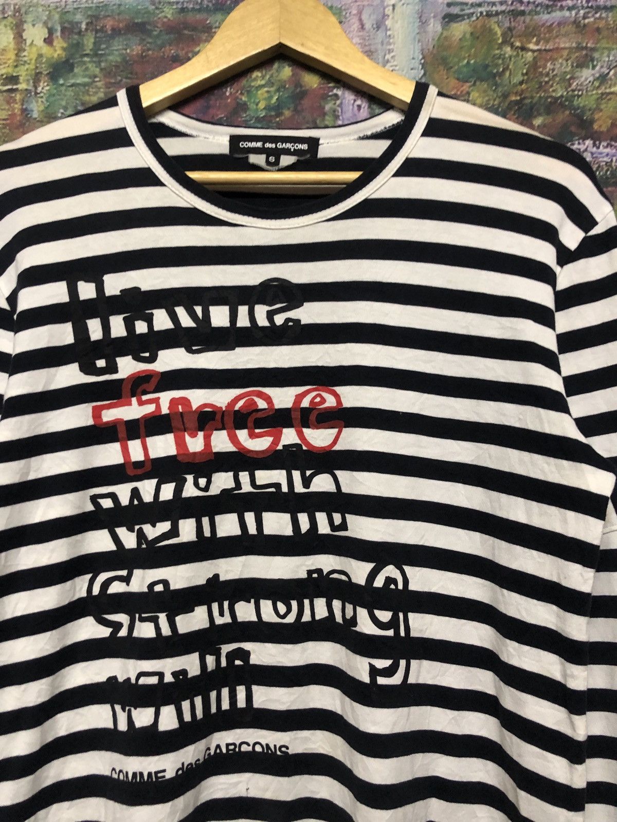 Comme des Garcons Homme Comme des garçons long sleeve striped Size US M / EU 48-50 / 2 - 6 Thumbnail