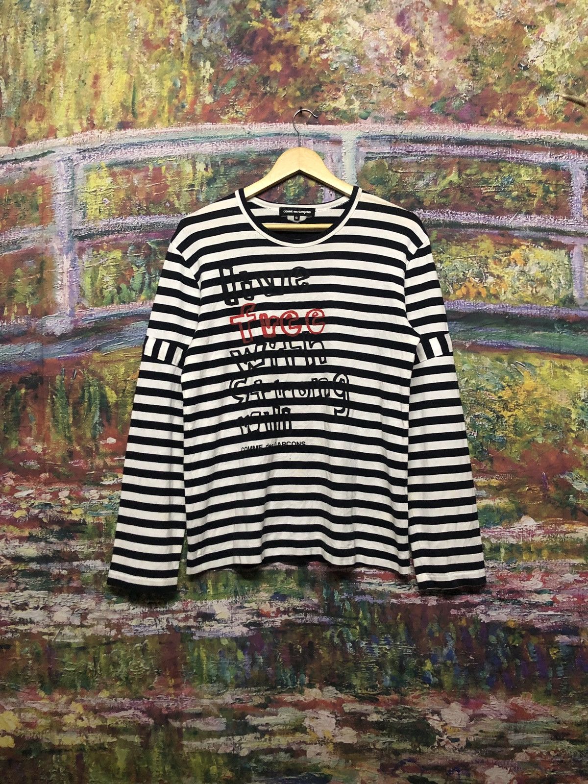 Comme des Garcons Homme Comme des garçons long sleeve striped Size US M / EU 48-50 / 2 - 1 Thumbnail