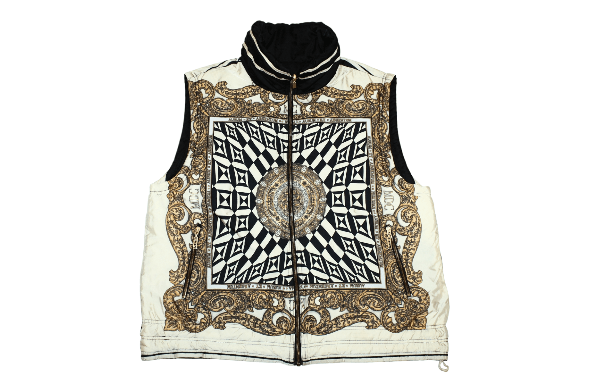 MDK RARE💥 MDC Baroque Art Reversible Down Vest Size US L / EU 52-54 / 3 - 1 Thumbnail