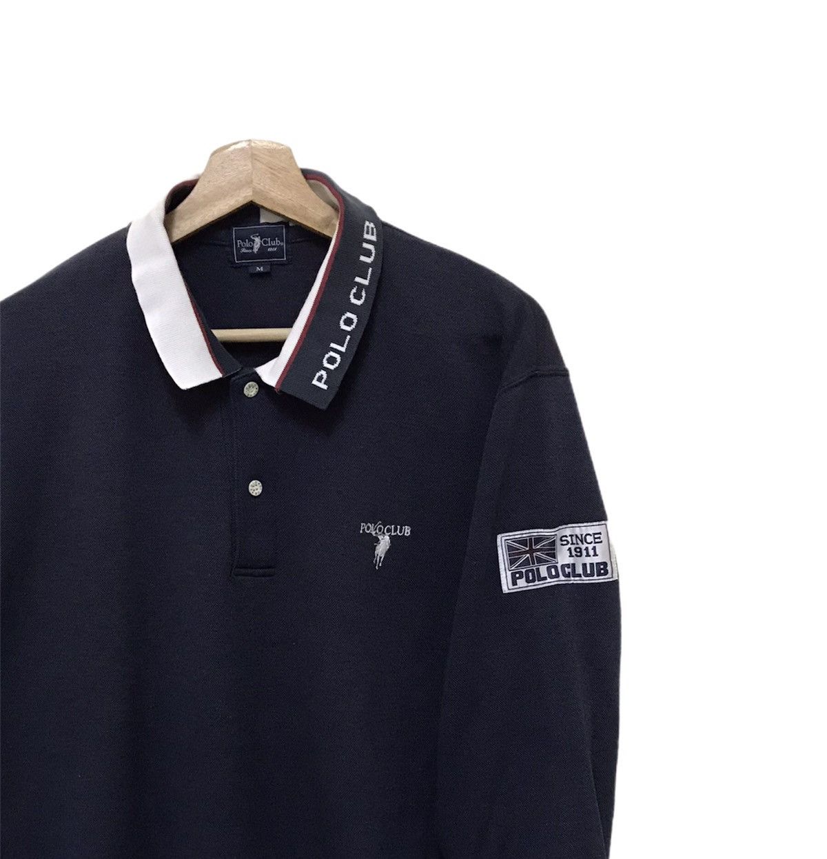 Polo Ralph Lauren Polo Club Sweatshirt Half Button Big Logo Size US M / EU 48-50 / 2 - 3 Thumbnail