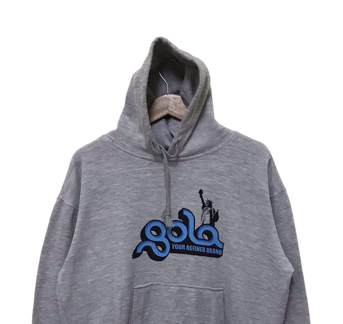 Gola × Vintage Vintage Gola Hoodie Sweatshirt Big Logo Size US M / EU 48-50 / 2 - 2 Thumbnail