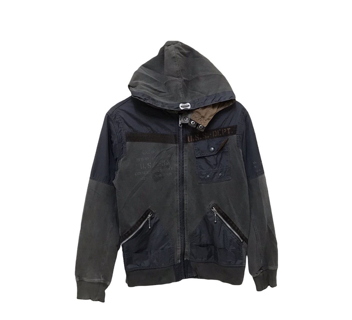 Avirex × Vintage Vintage Avirex US Dept Hoodie Jacket Size US S / EU 44-46 / 1 - 1 Thumbnail