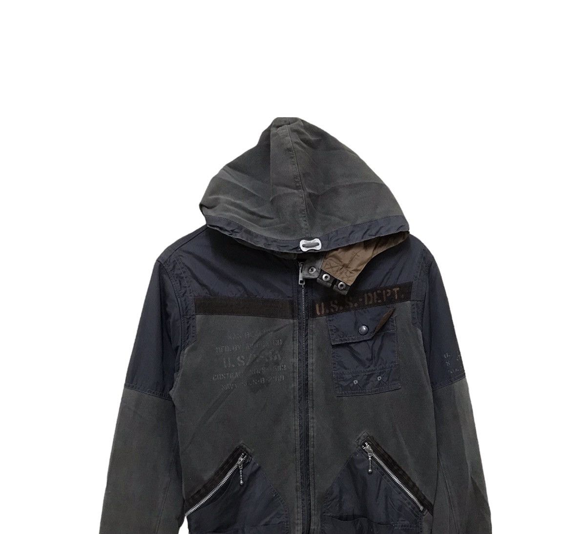 Avirex × Vintage Vintage Avirex US Dept Hoodie Jacket Size US S / EU 44-46 / 1 - 3 Thumbnail