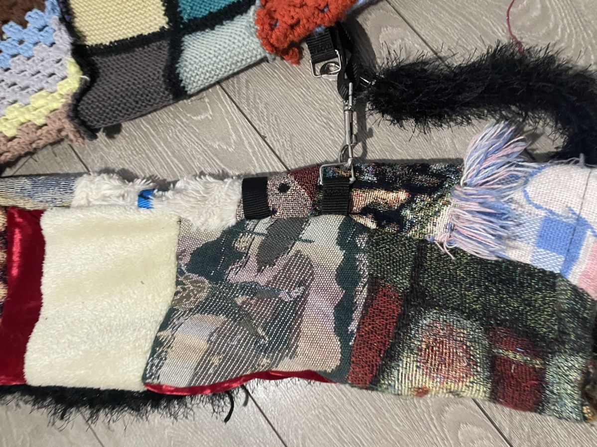 Grailed × Vintage Bondage patchwork crochet x woven pants Size US 30 / EU 46 - 6 Thumbnail